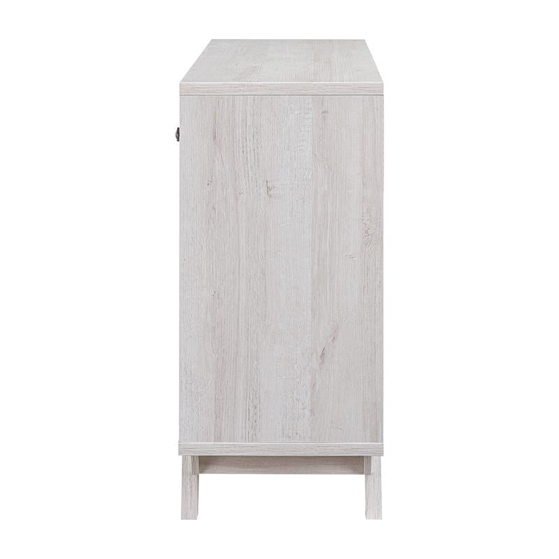 Tannery Multi-Storage Buffet in White Oak and Gray