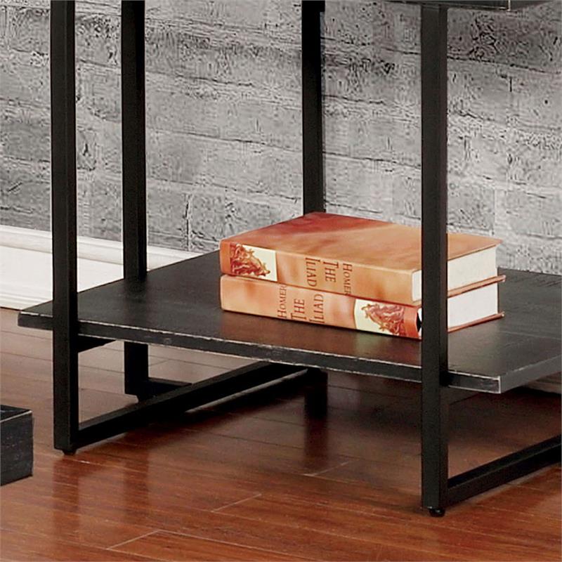 Prakers 1-Shelf End Table