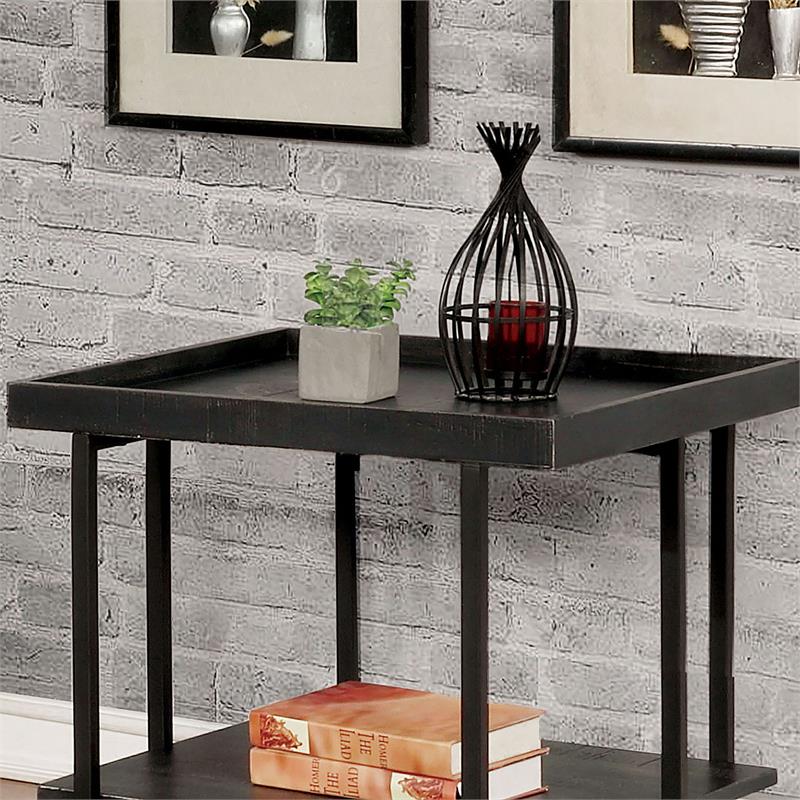 Prakers 1-Shelf End Table