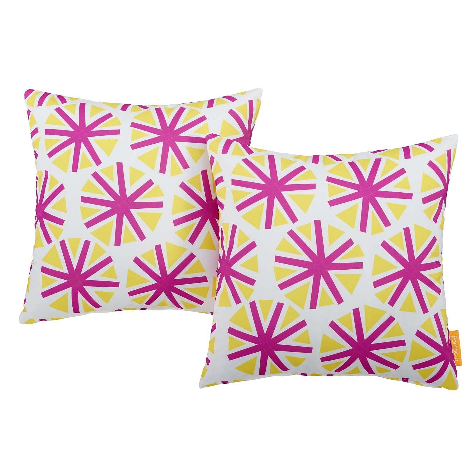 Trio Supply House Two Piece Outdoor Patio Pillow Set