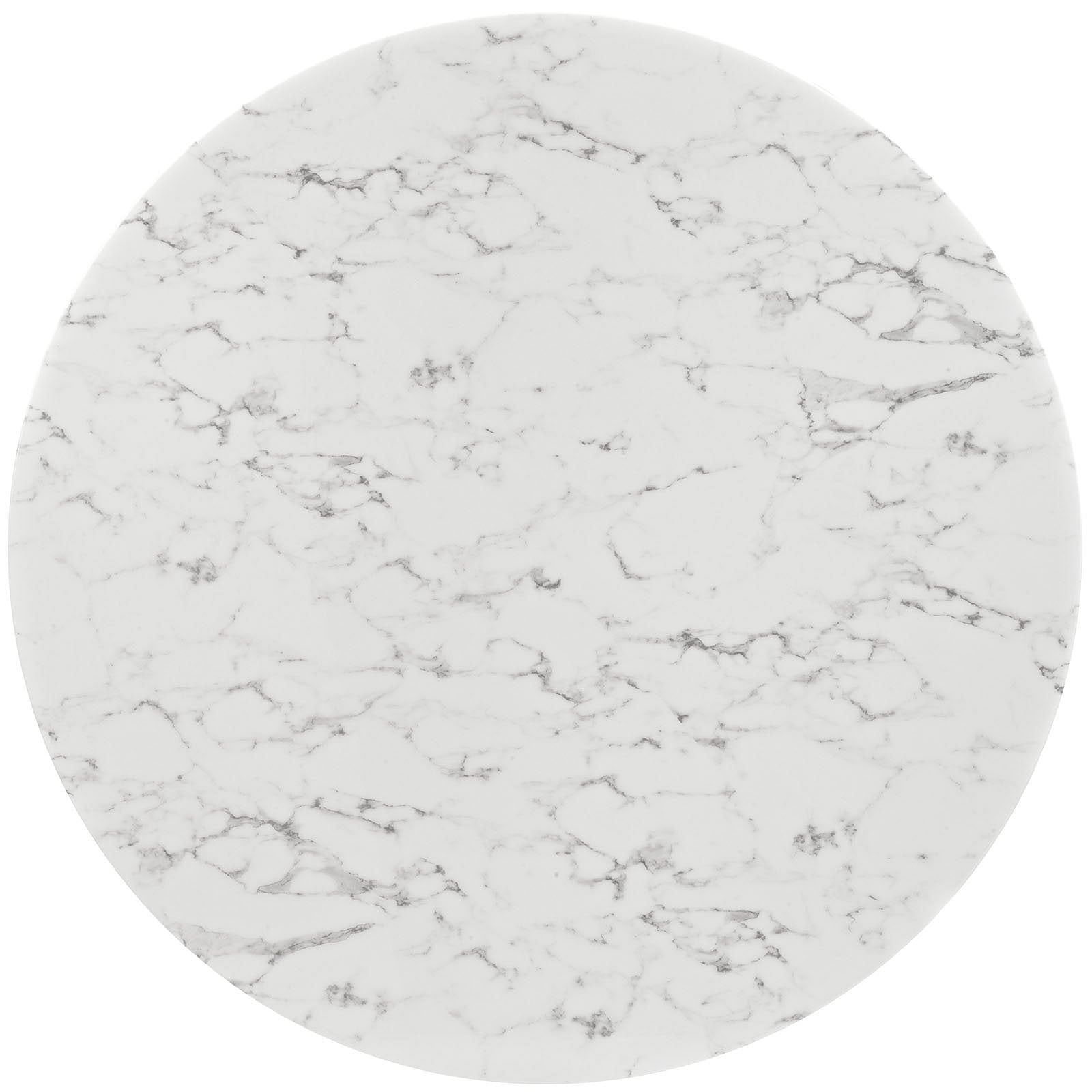 Lippa 60" Round Artificial Marble Dining Table with Tripod Base