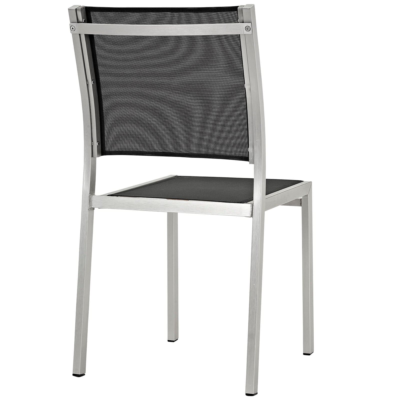 Shore Side Chair Outdoor Patio Aluminum Set of 2
