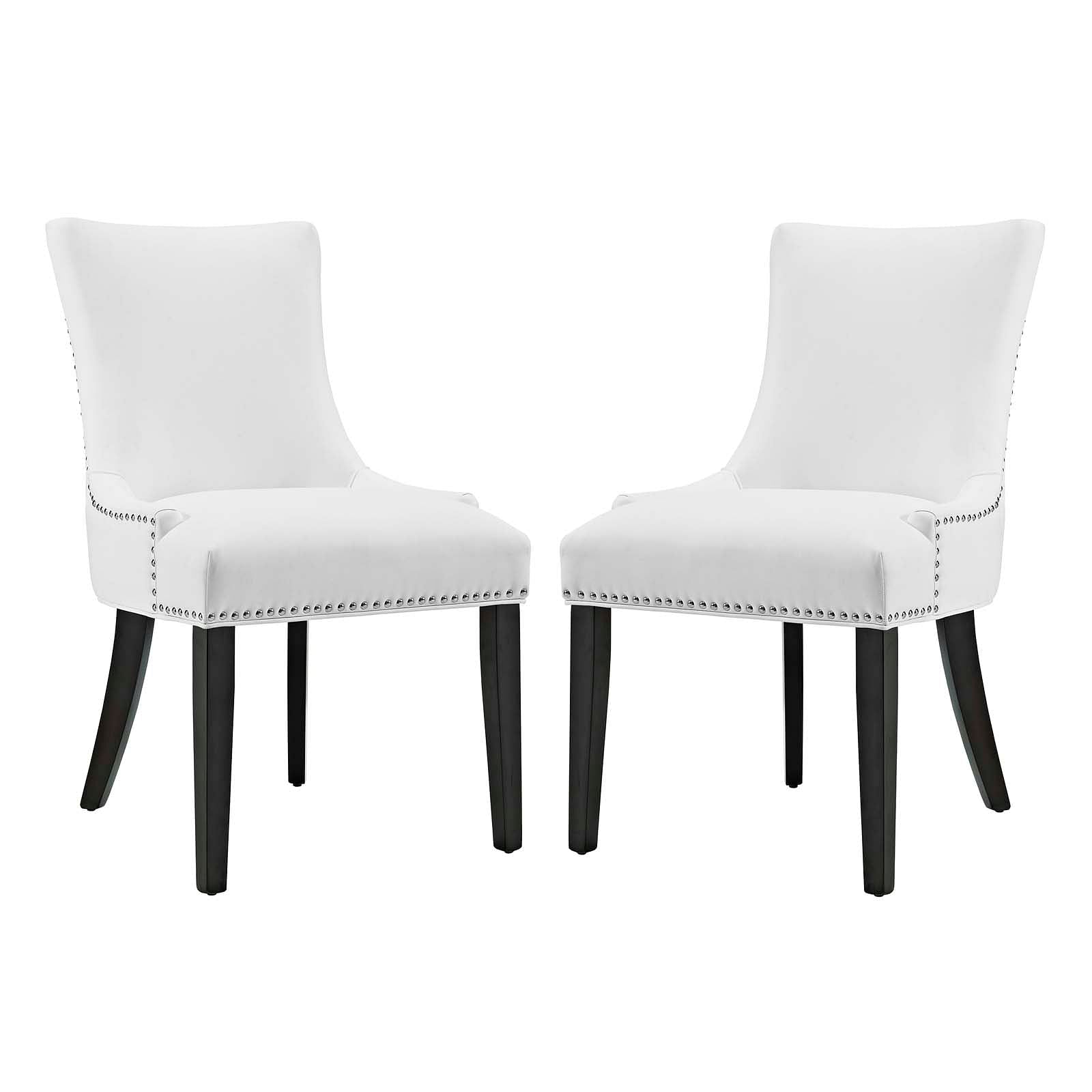 Marquis Dining Chair Faux Leather Set of 2