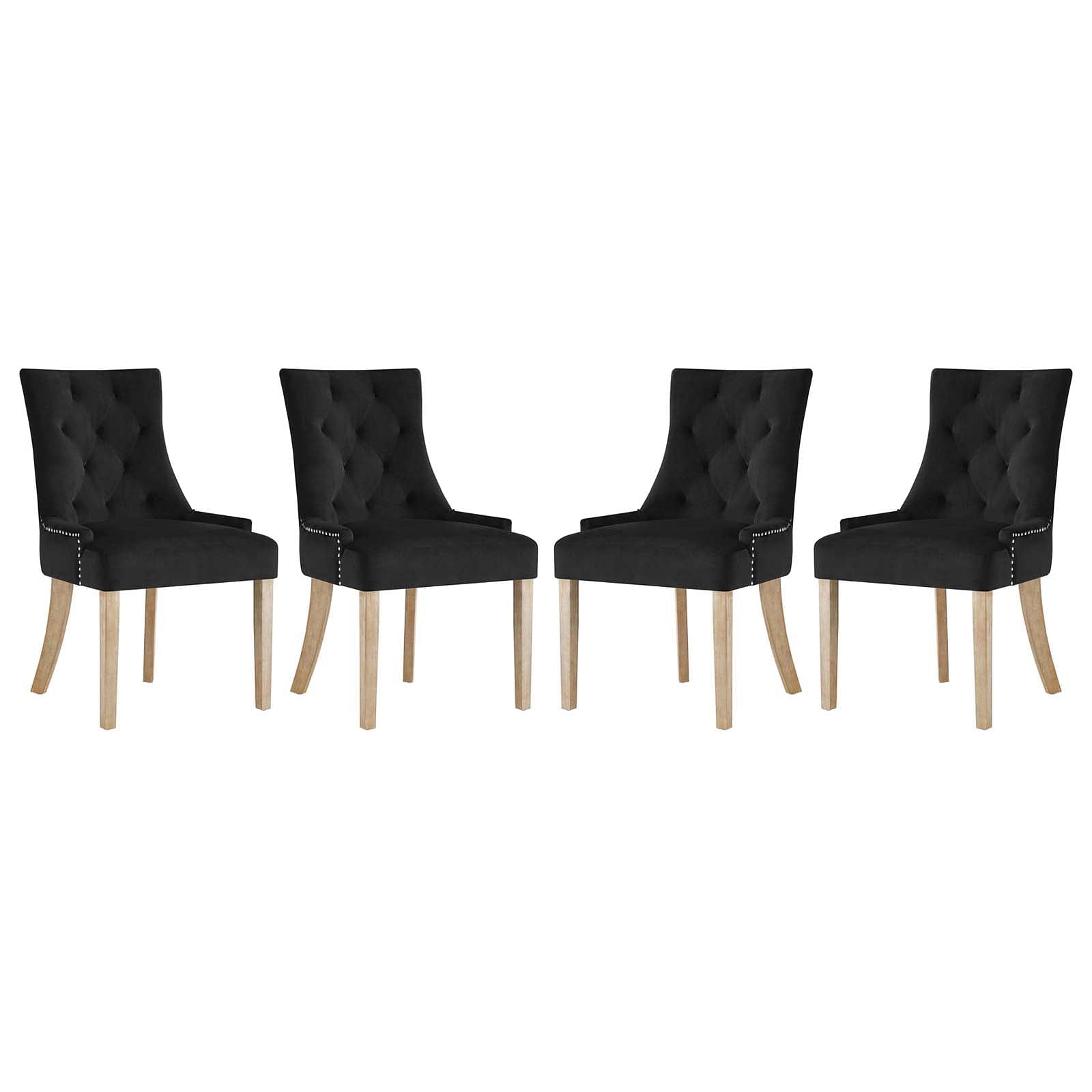 Pose Dining Chair Performance Velvet Set of 4