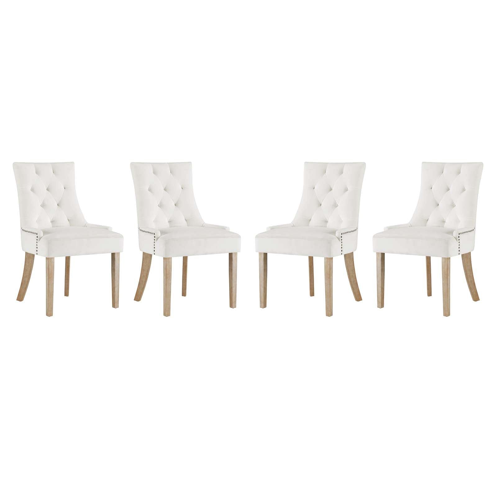 Pose Dining Chair Performance Velvet Set of 4