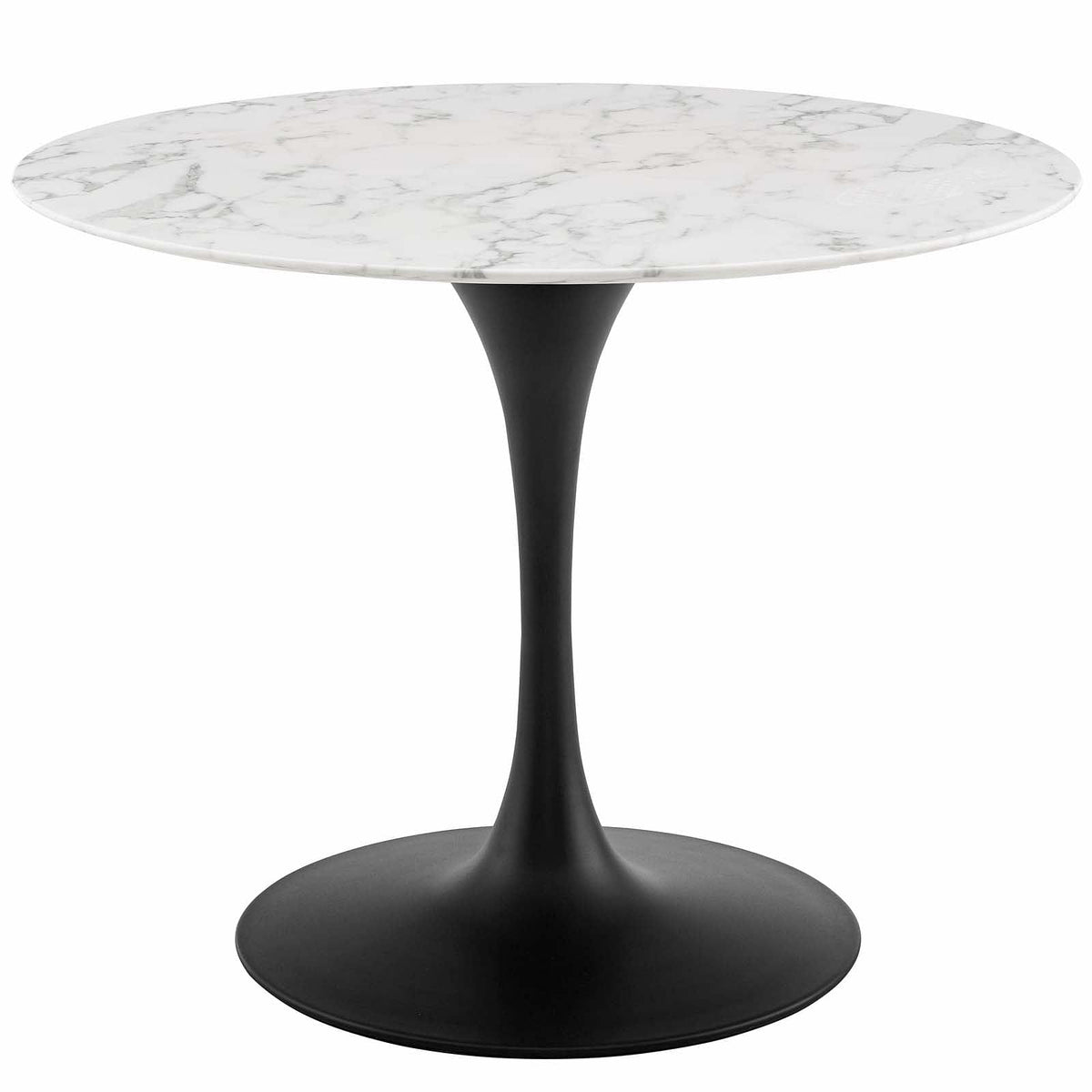 Lippa 40" Round Artificial Marble Dining Table