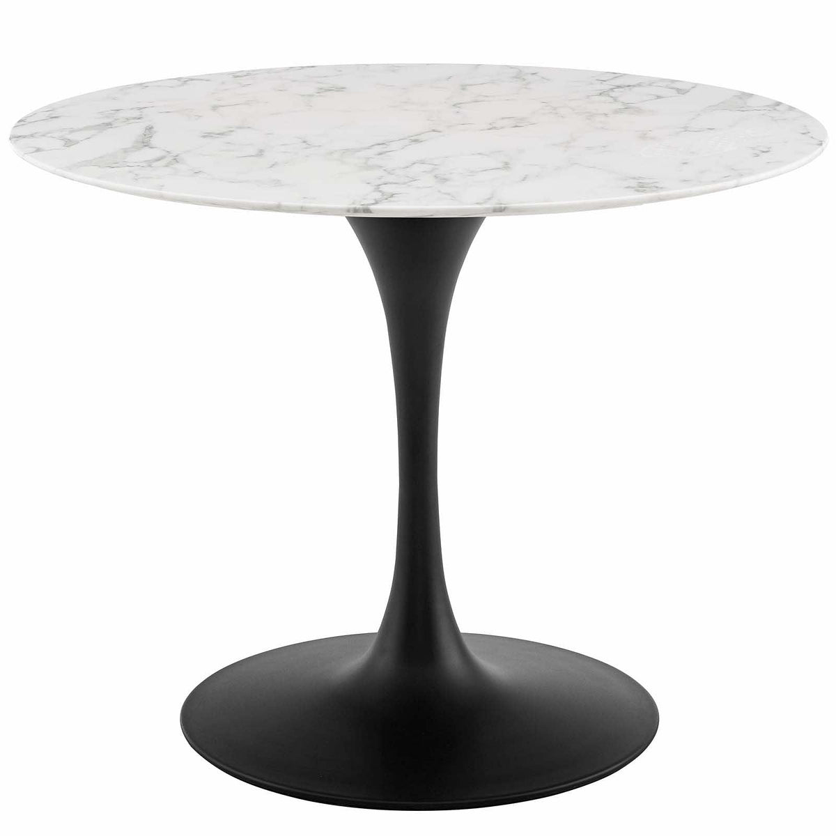 Lippa 40" Round Artificial Marble Dining Table