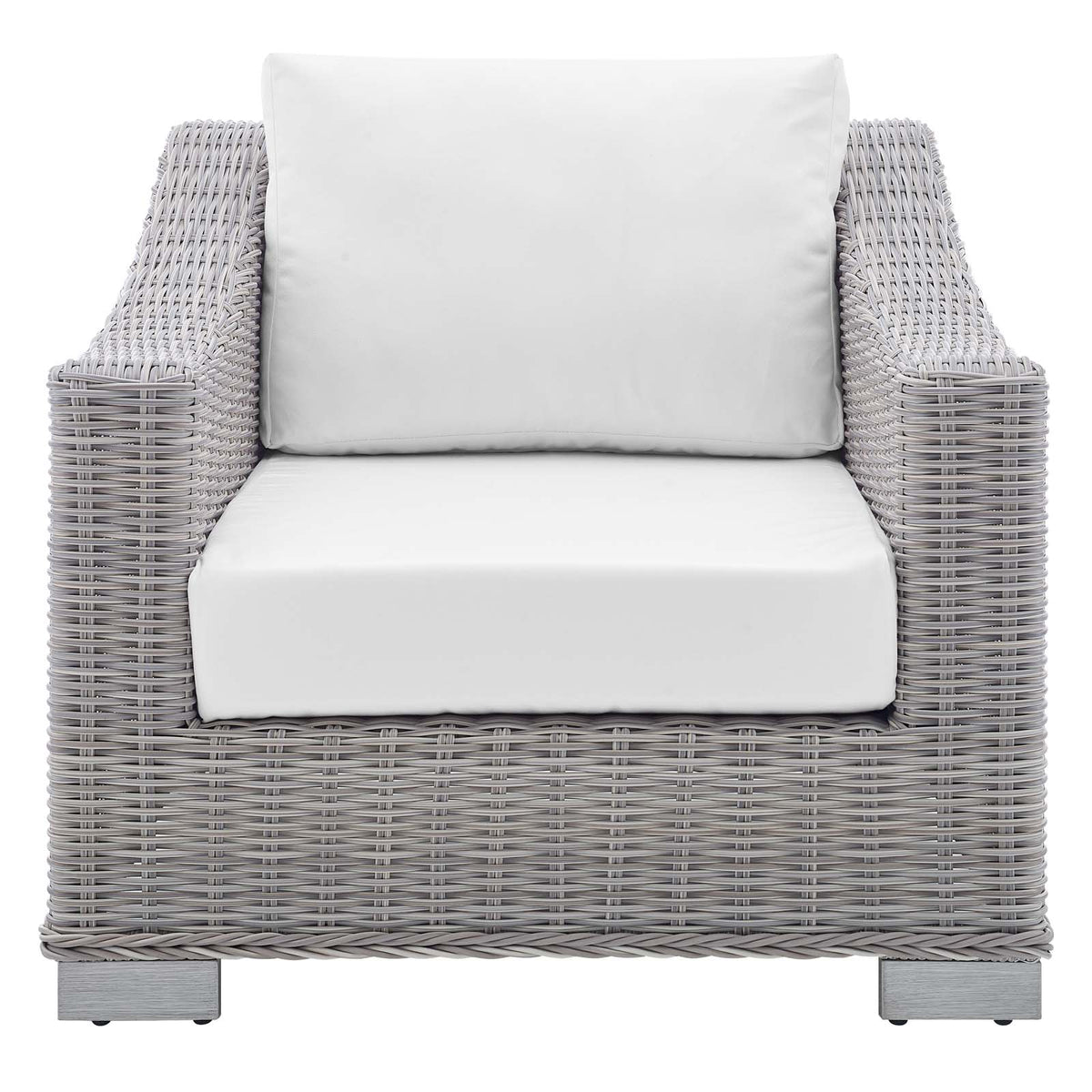 Conway Sunbrella® Outdoor Patio Wicker Rattan Armchair