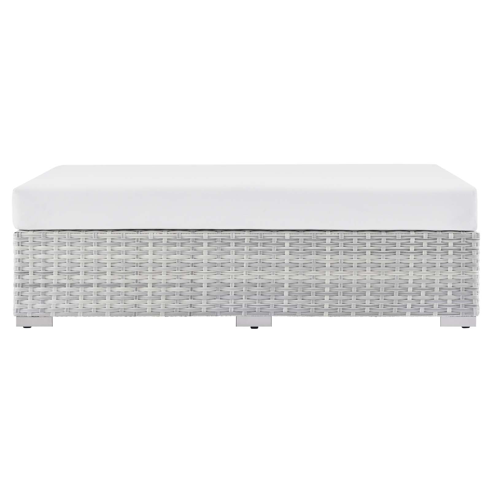 Convene Outdoor Patio Rectangular Ottoman