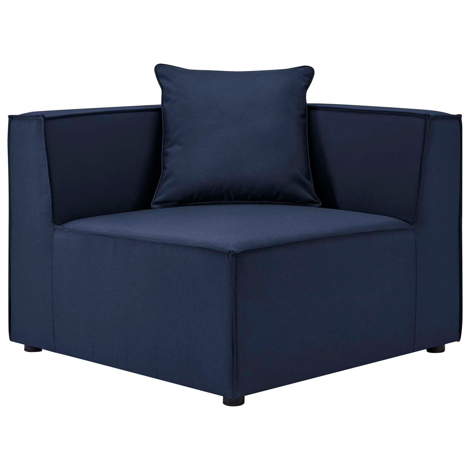 Saybrook Outdoor Patio Upholstered 5-Piece Sectional Sofa