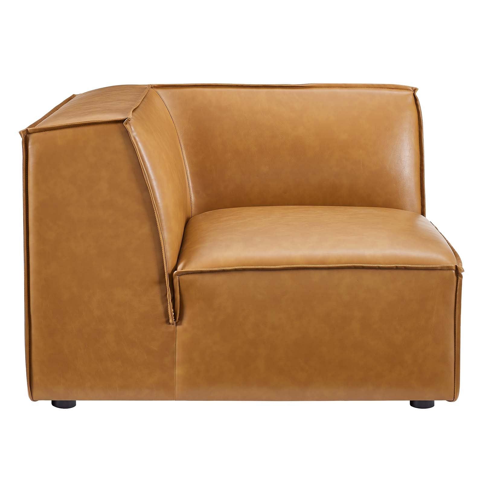 Restore Vegan Leather Sectional Sofa Corner Chair