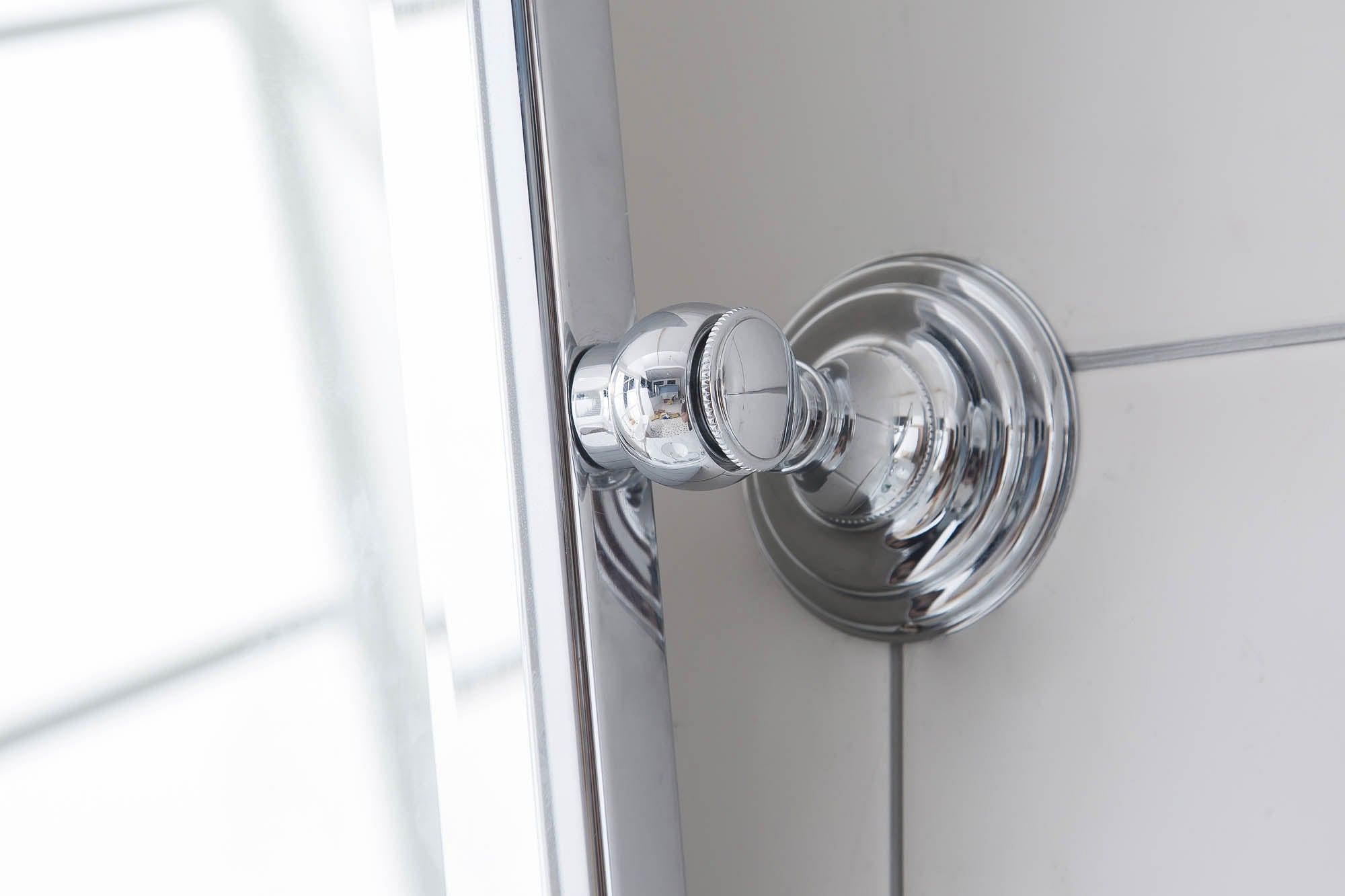 Empire 60 Inch Wide Double Wash Stand and P-Trap included in Chrome Finish