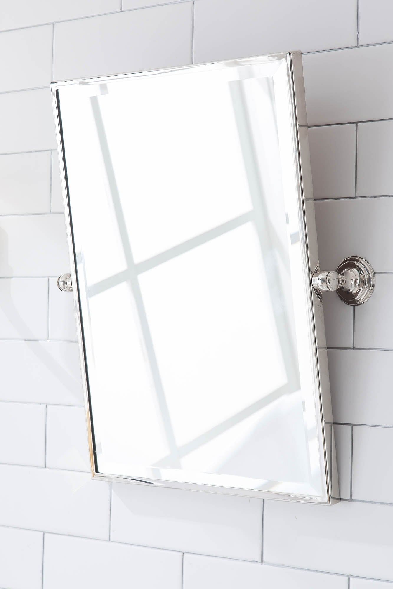 Empire 72 Inch Wide Double Wash Stand and P-Trap included in Polished Nickel (PVD) Finish