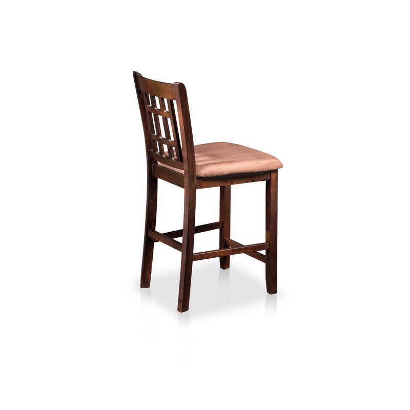 Elain Cottage Padded Counter Height Chairs (Set of 2)