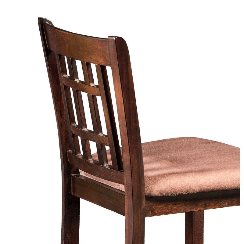 Elain Cottage Padded Counter Height Chairs (Set of 2)