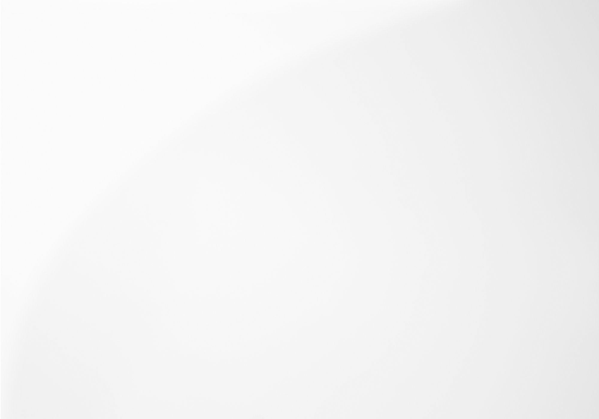 Dining Table - 36X 48 / White Glossy / Chrome Metal