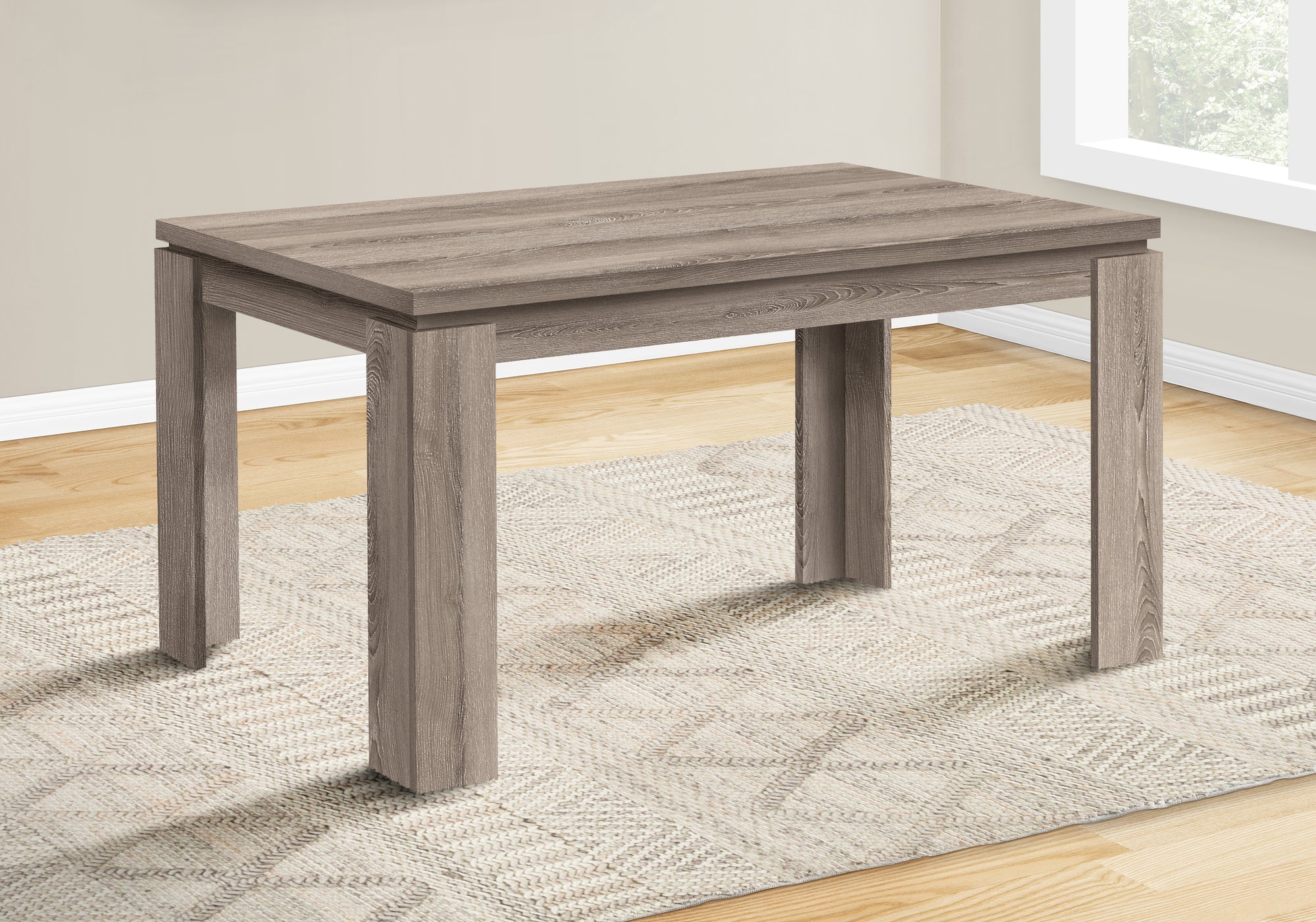 Dining Table - 36X 60 / Dark Taupe
