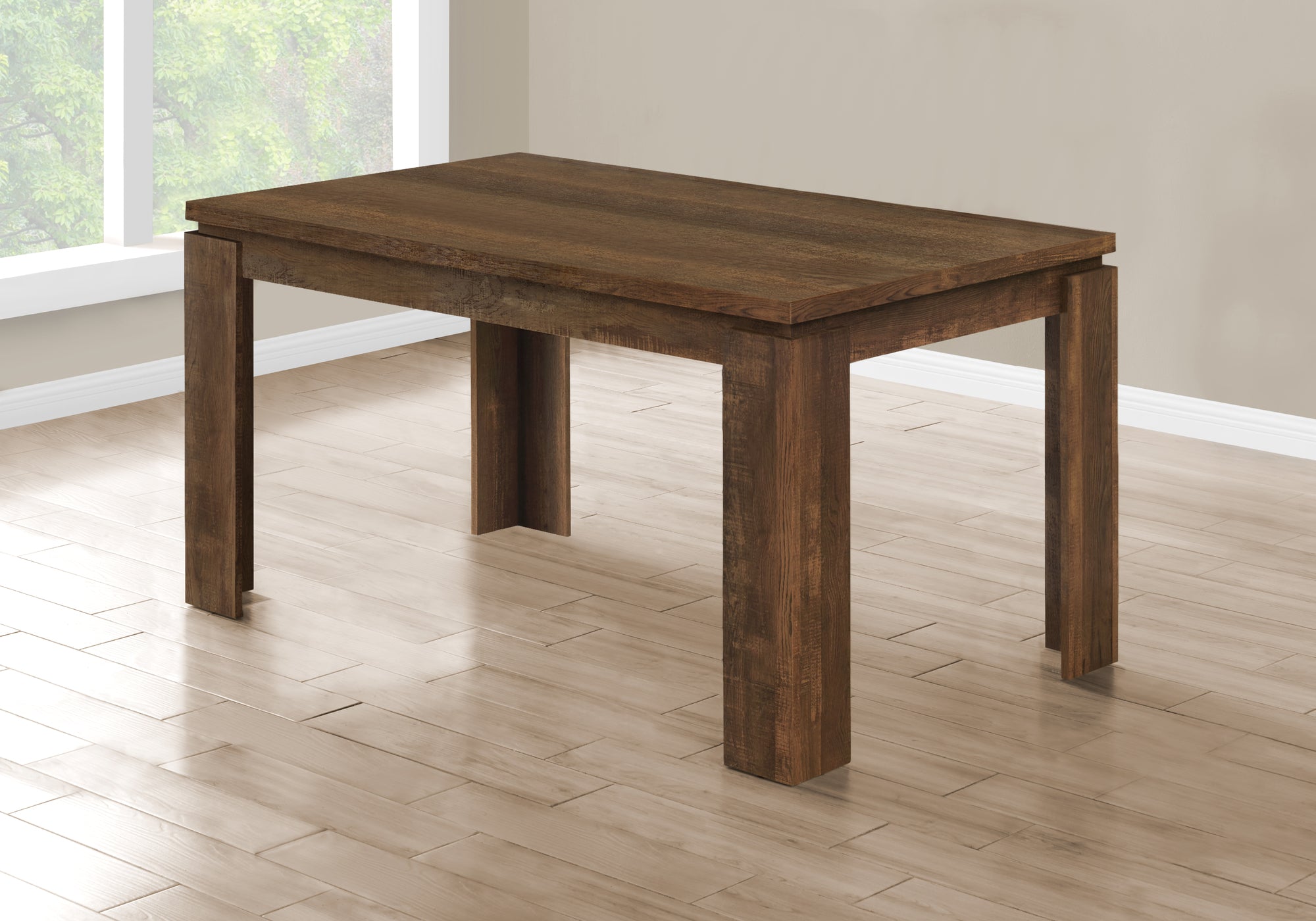 Dining Table - 36X 60 / Brown Reclaimed Wood-Look