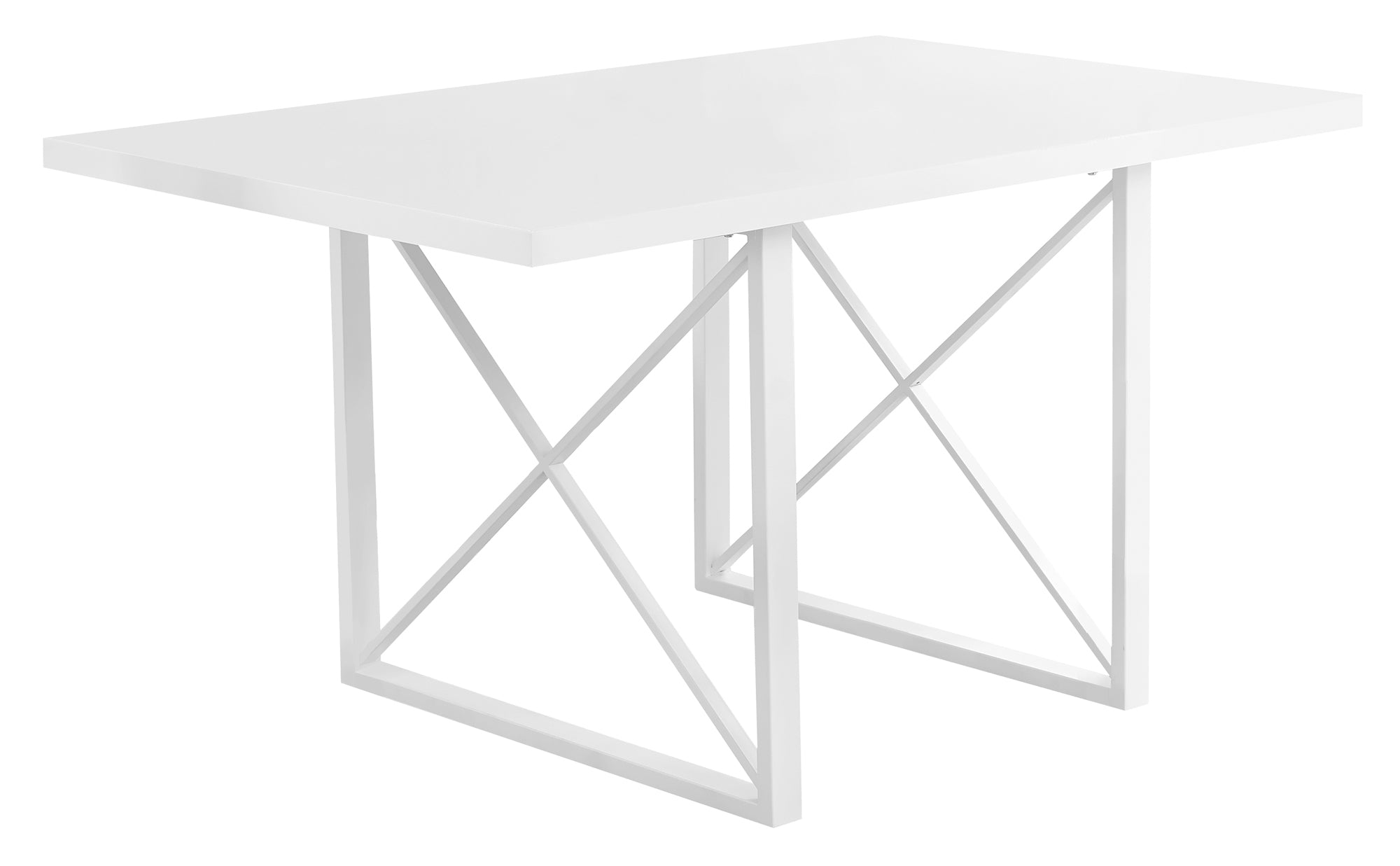 Dining Table - 36X 60 / White / White Metal