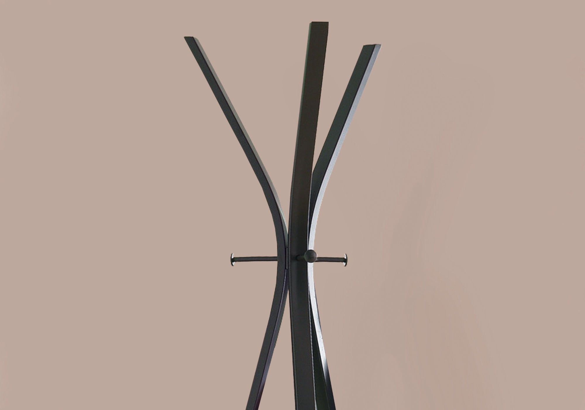 Coat Rack - 72H / Espresso Metal Contemporary Style
