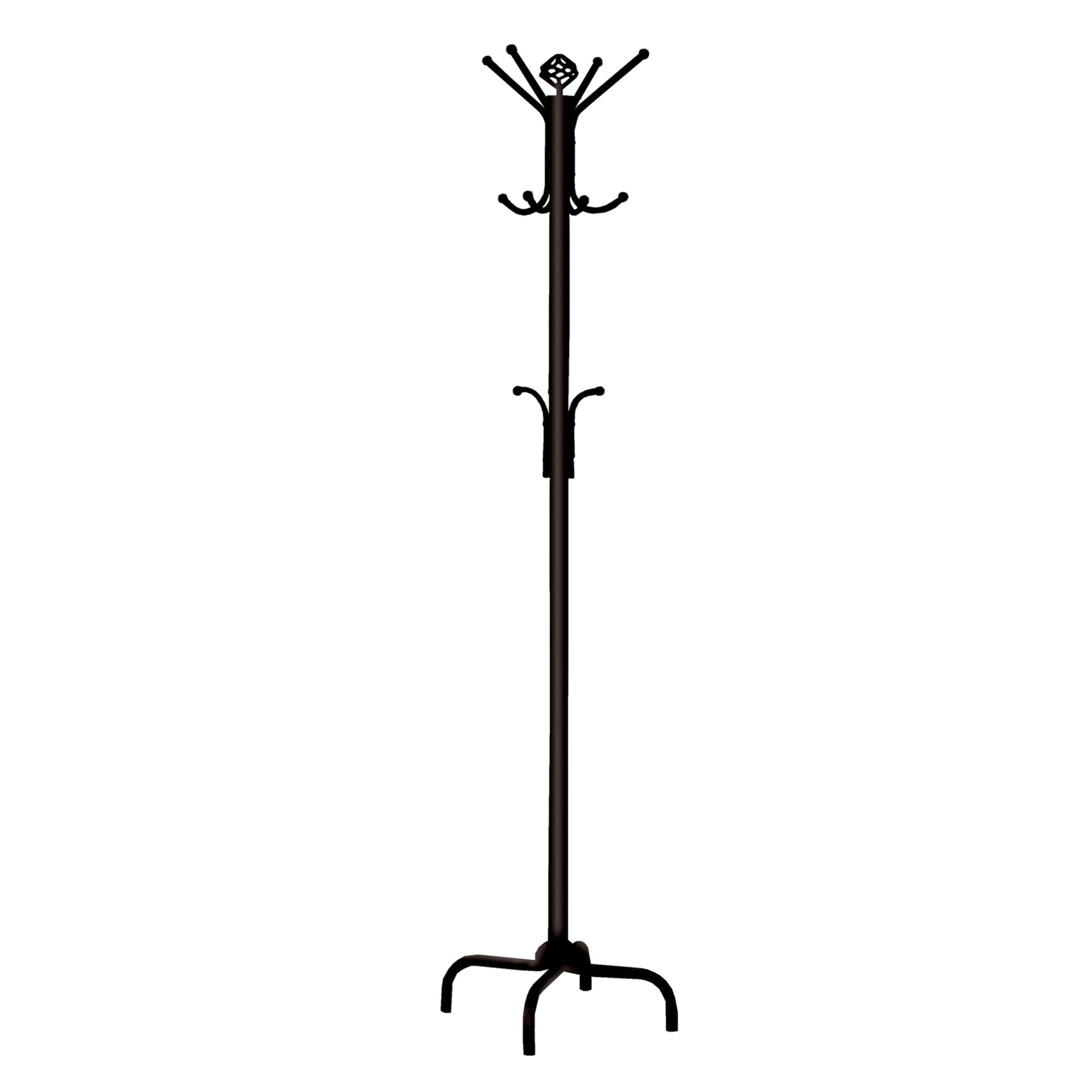 Coat Rack - 70H / Black Metal