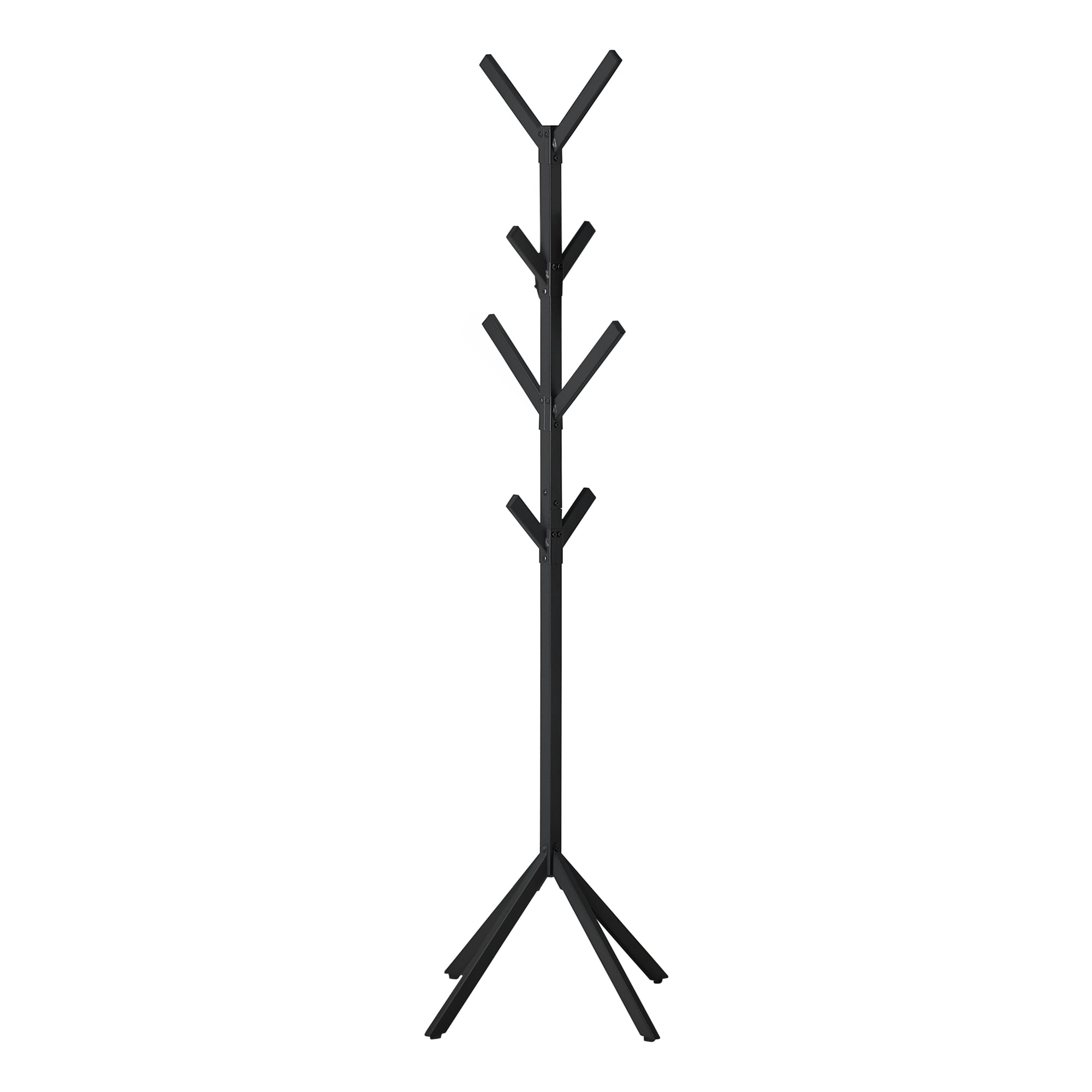 Coat Rack - 70H / Black Metal