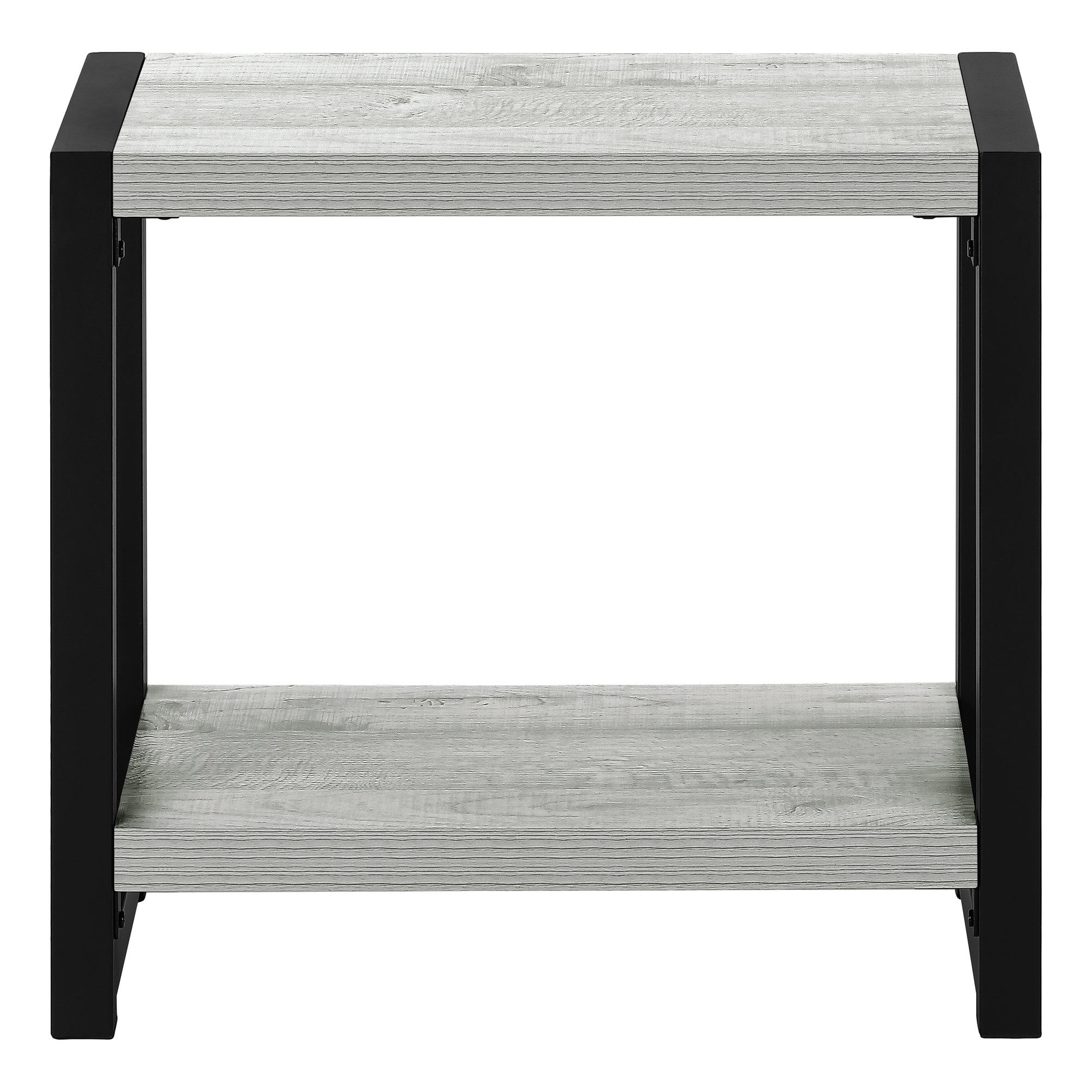 Accent Table - 22H / Grey / Black Metal