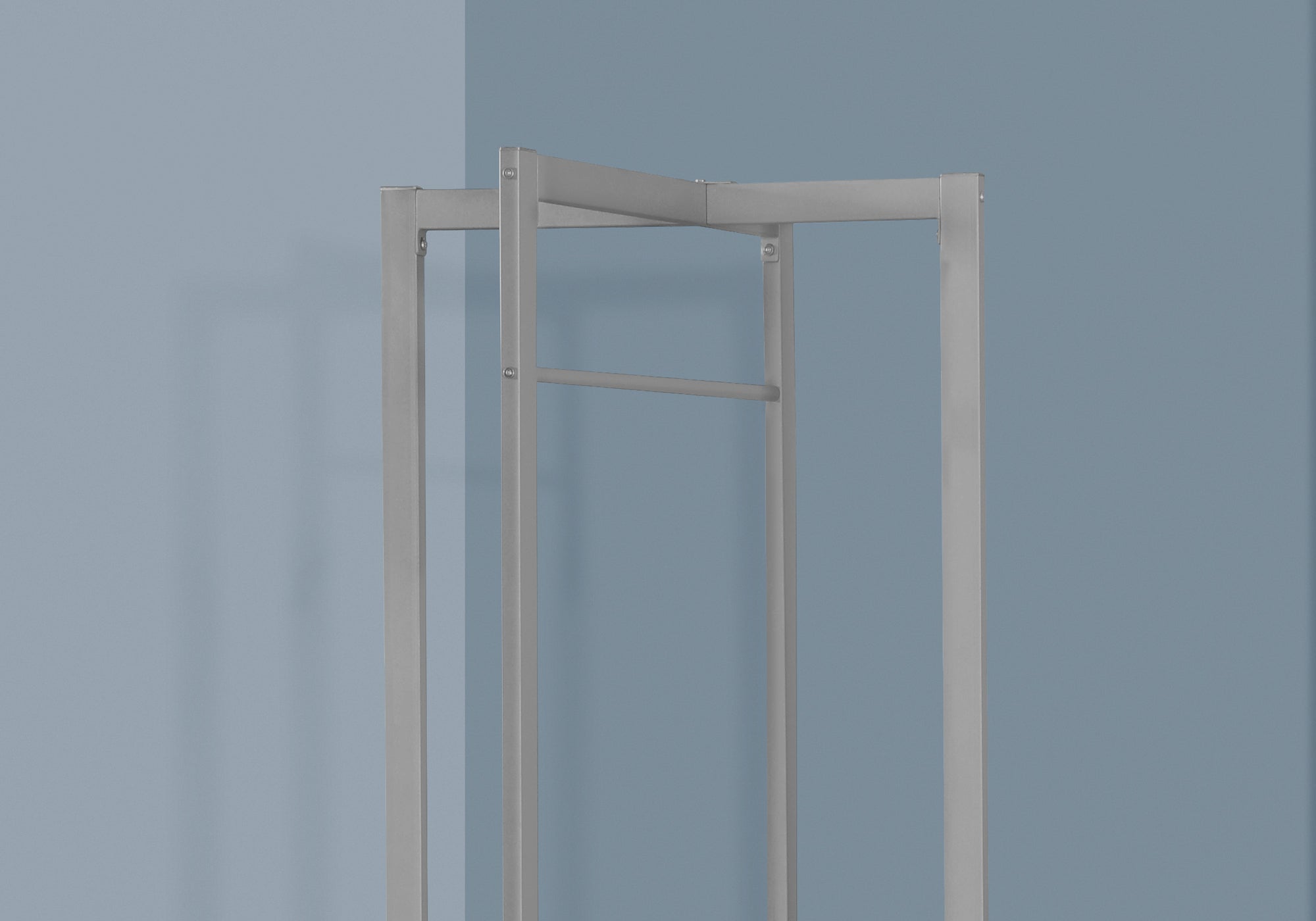 Coat Rack - 72H / Silver Metal