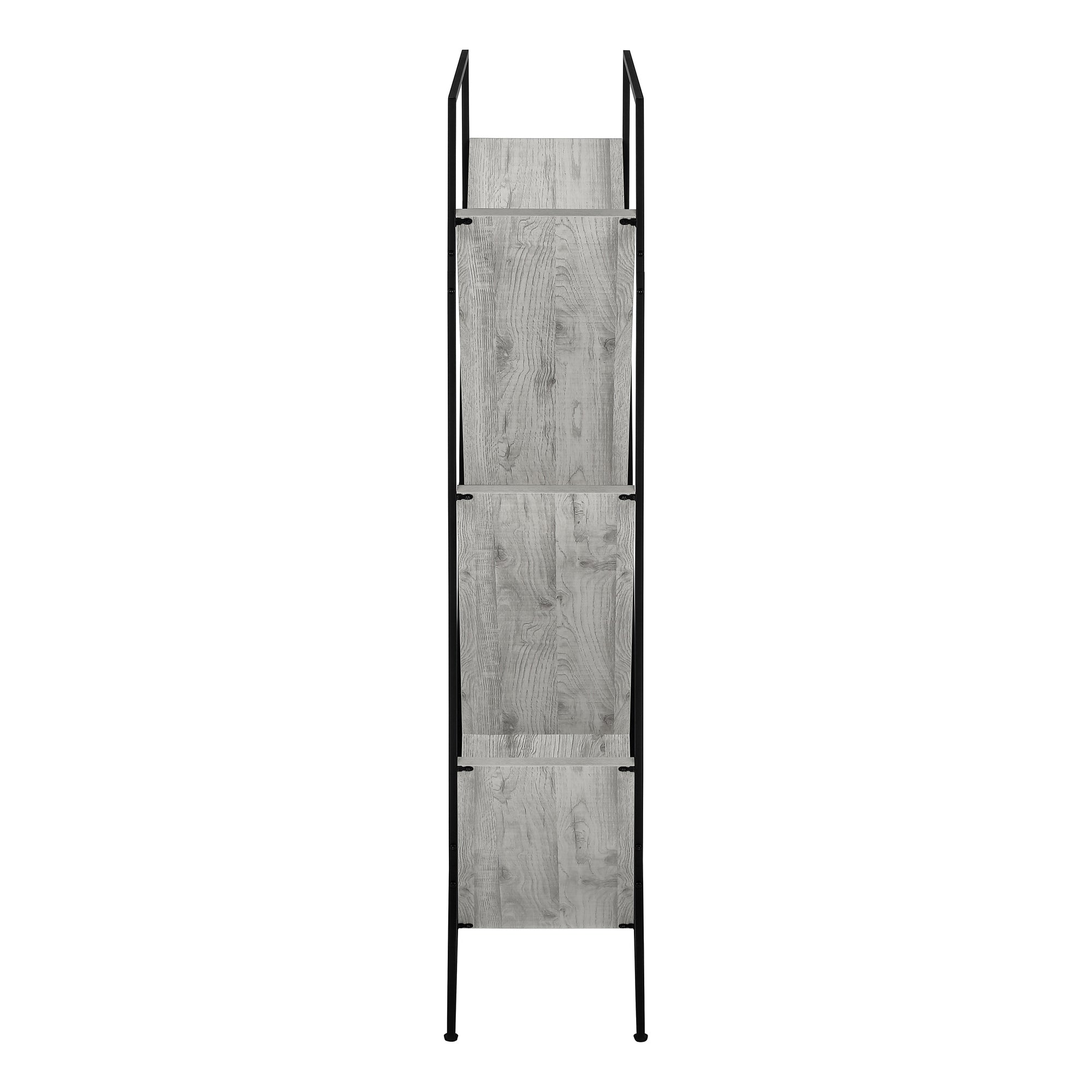 Bookcase - 60H / Grey / Black Metal