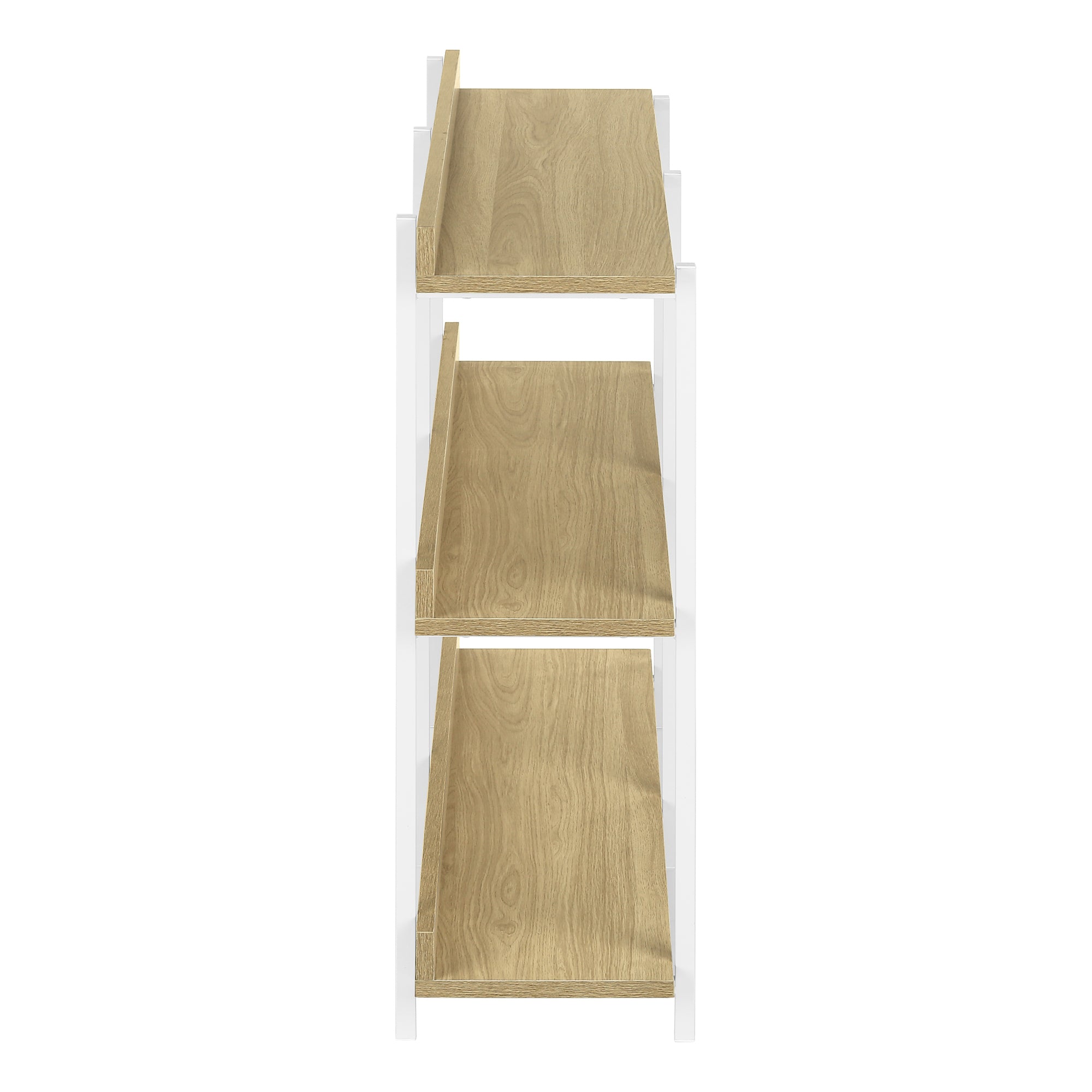 Accent Table - 48L / Natural / White Metal Hall Console