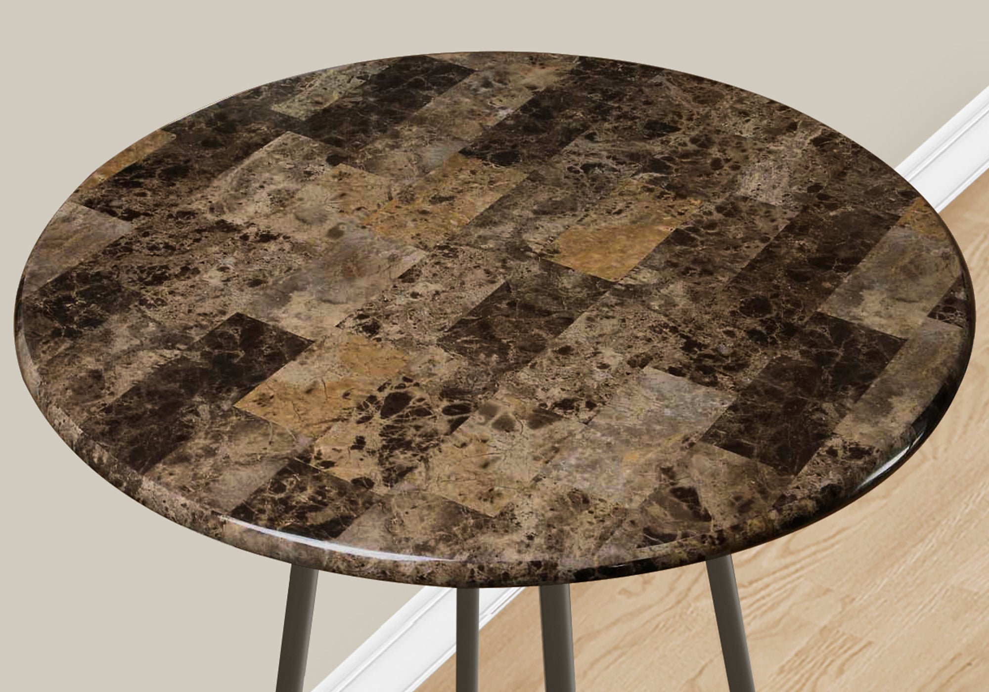 Home Bar - 30Dia / Espresso Marble / Coffee Metal