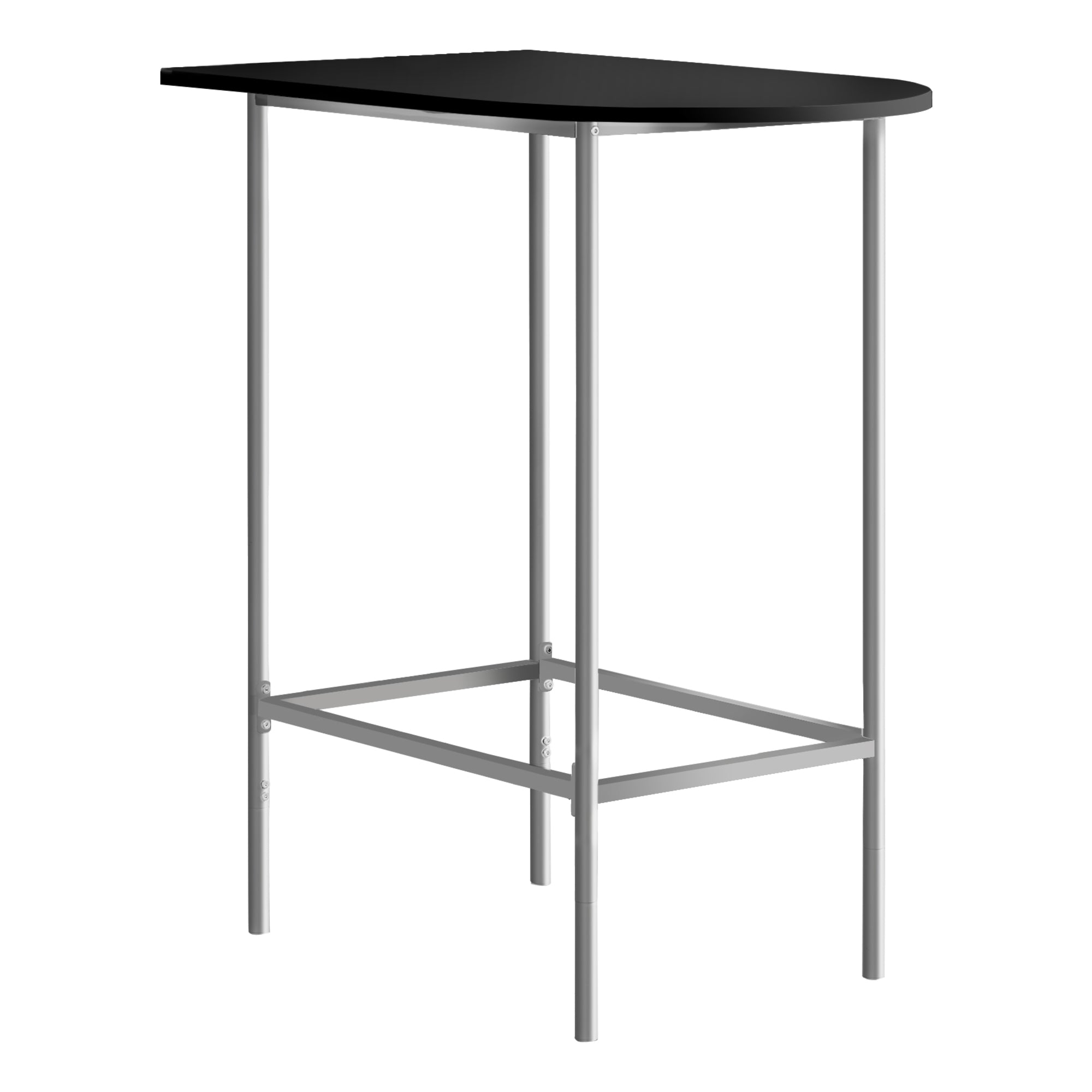 Home Bar - 24X 36 / Black / Silver Metal Spacesaver