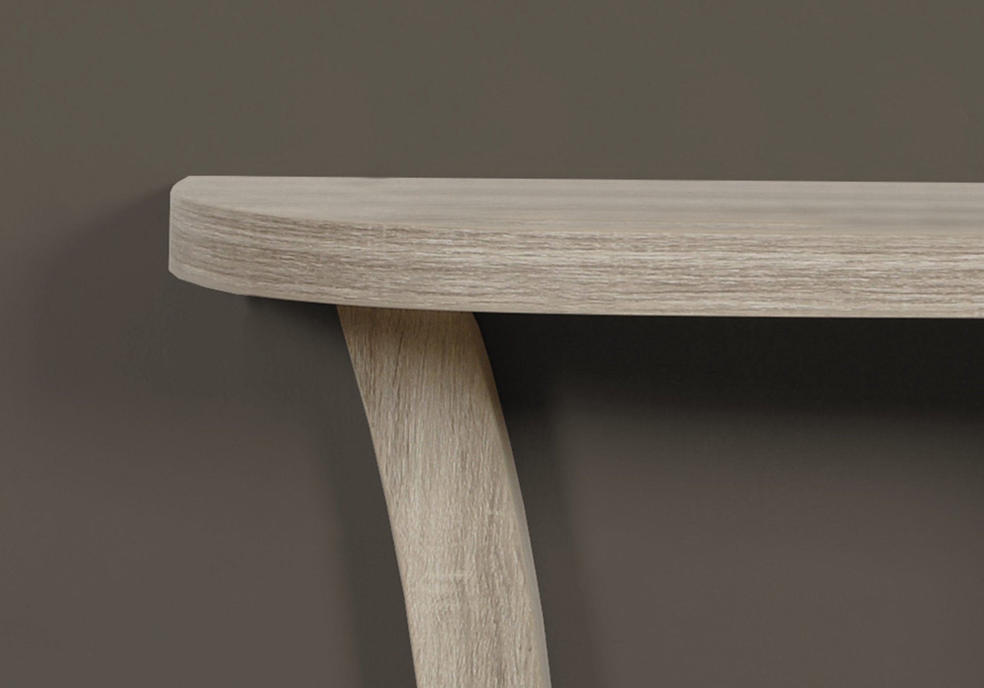 Accent Table - 47L / Dark Taupe Hall Console