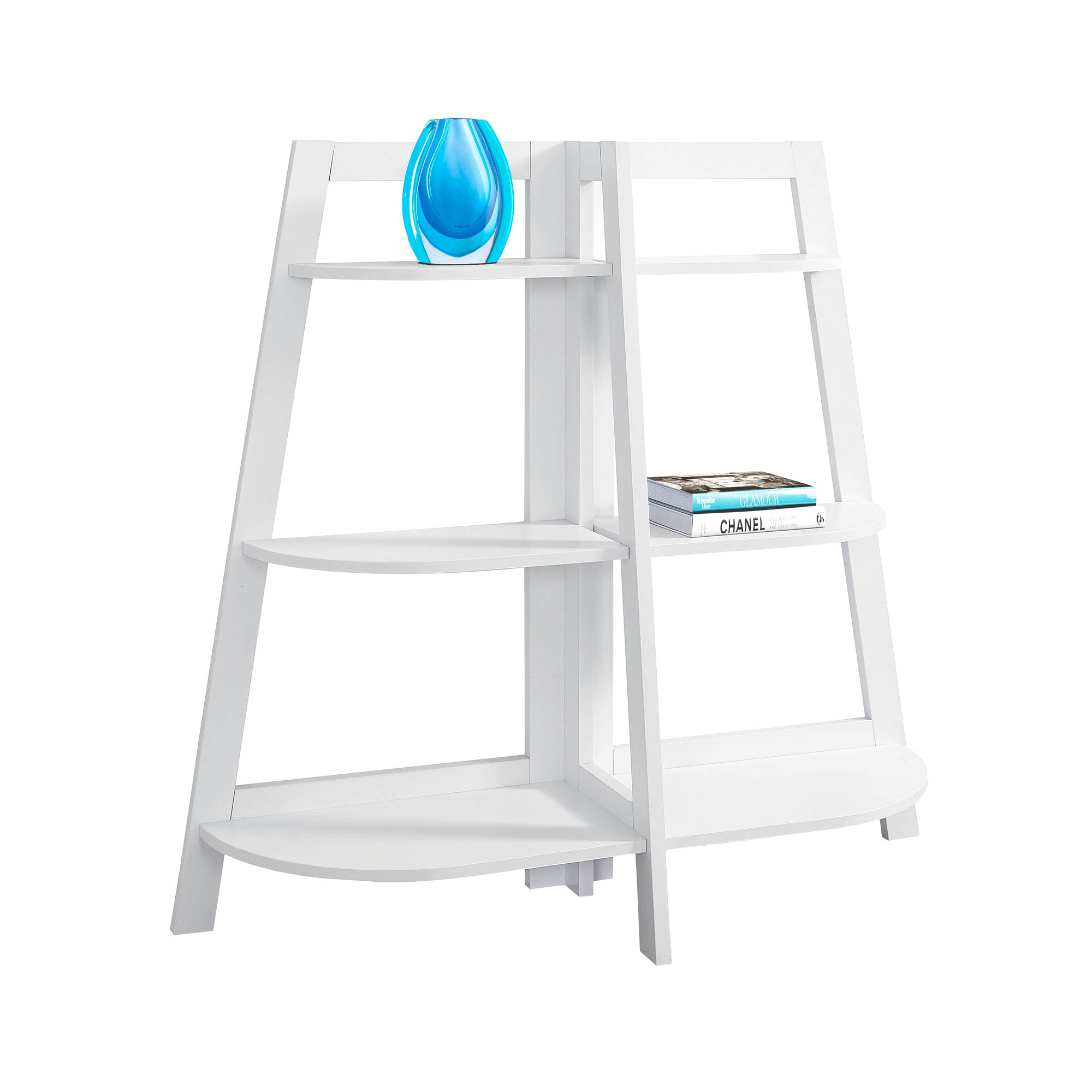 Bookcase - 48H / White Accent Etagere