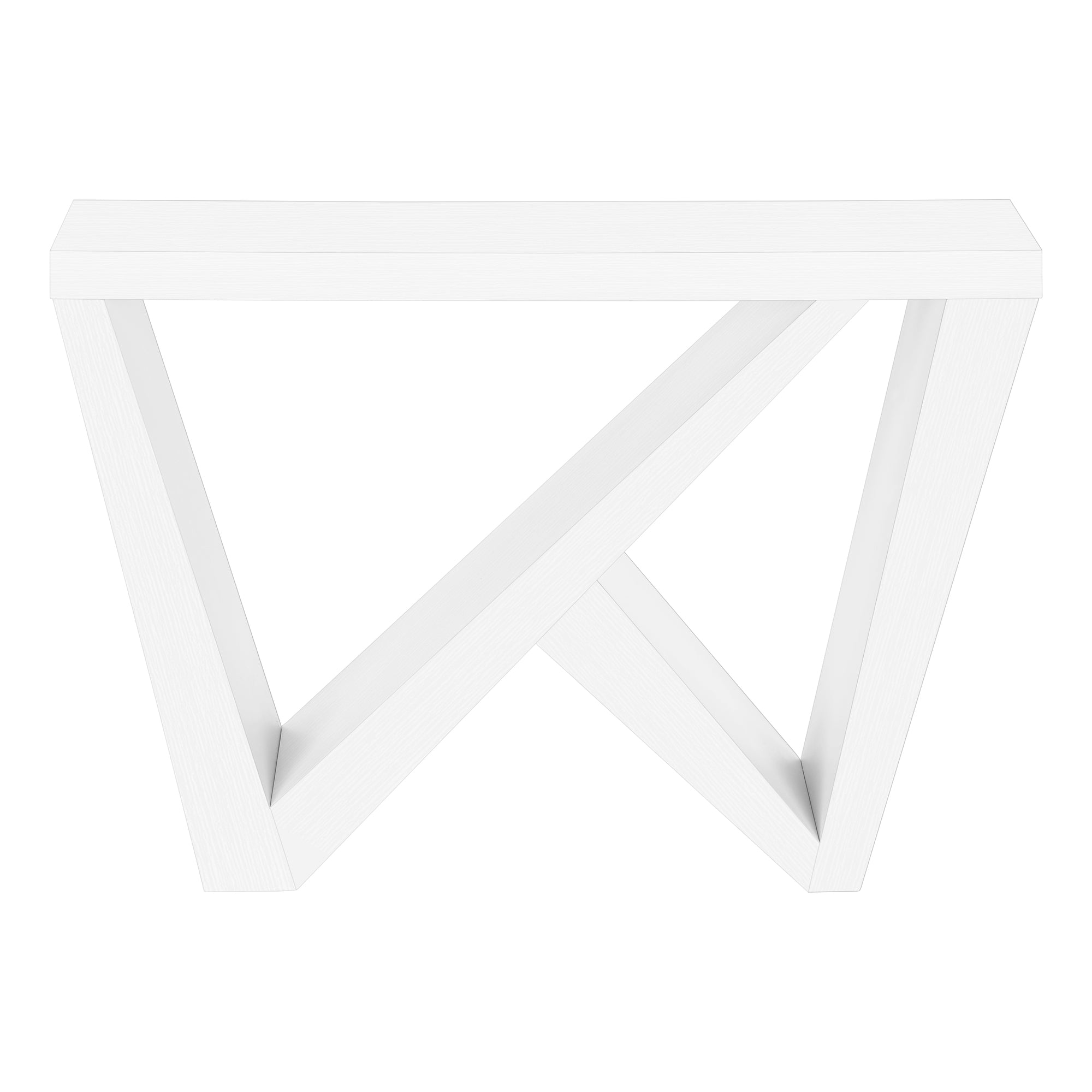 Accent Table - 48L / White Hall Console