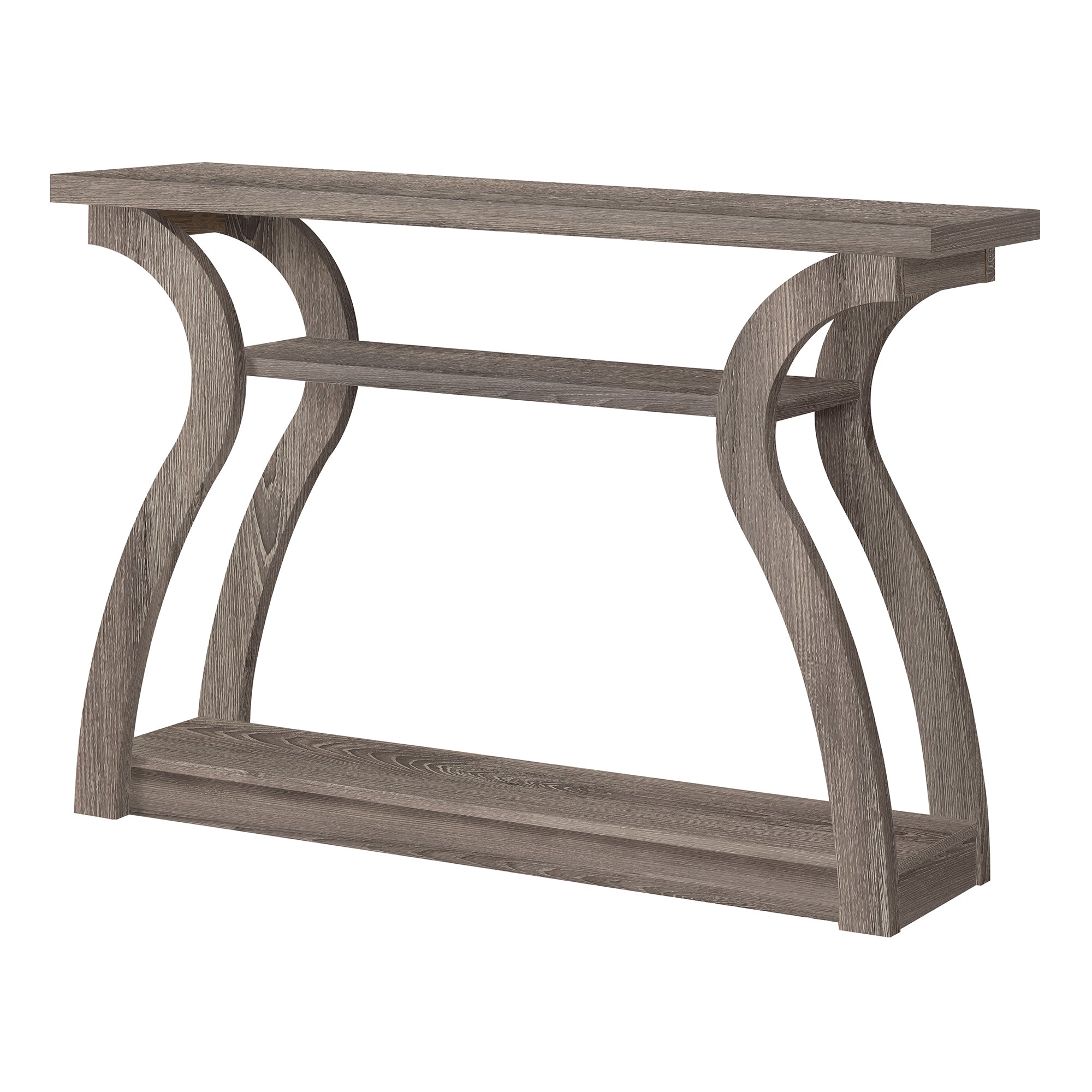 Accent Table - 47L / Dark Taupe Hall Console