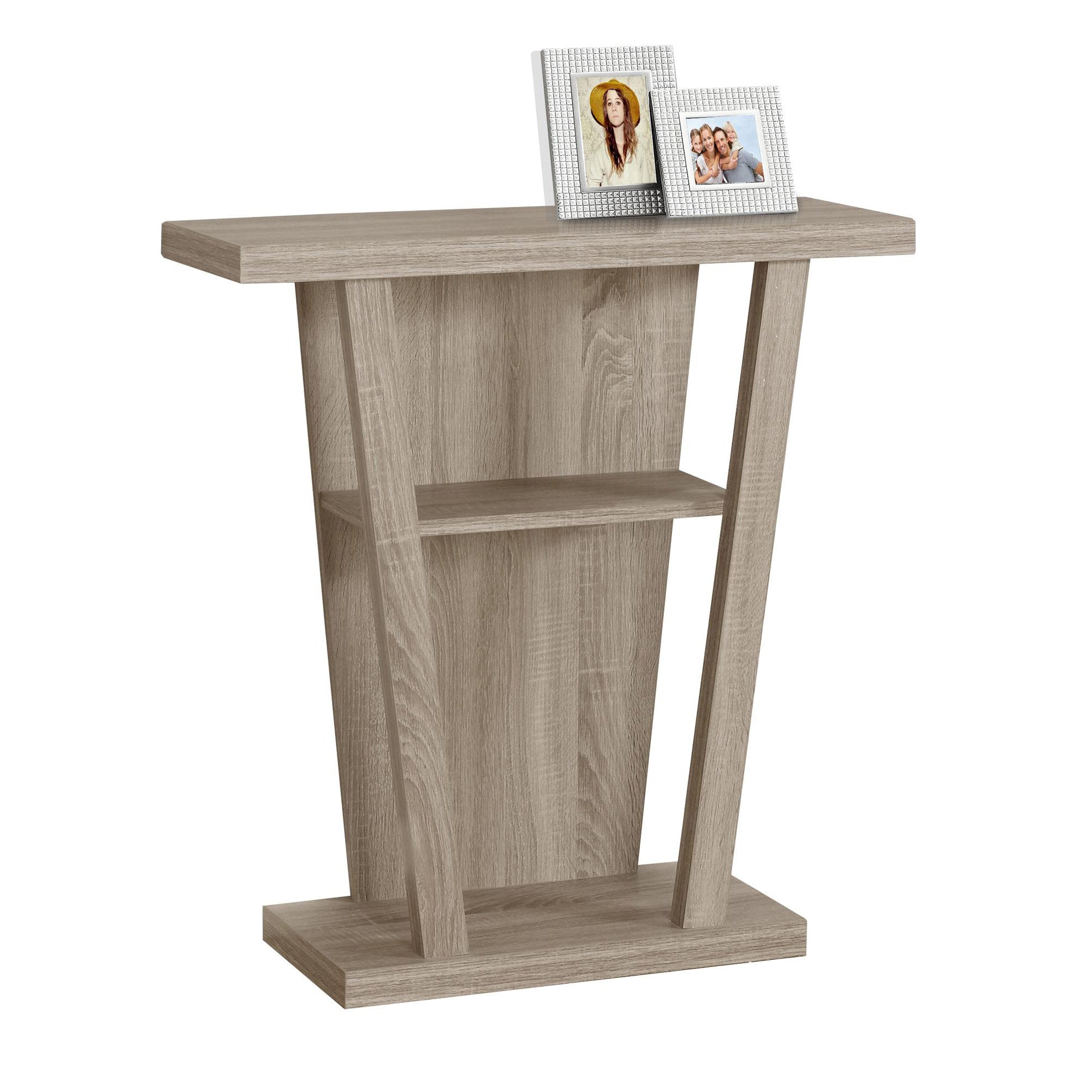 Accent Table - 32L / Dark Taupe Hall Console