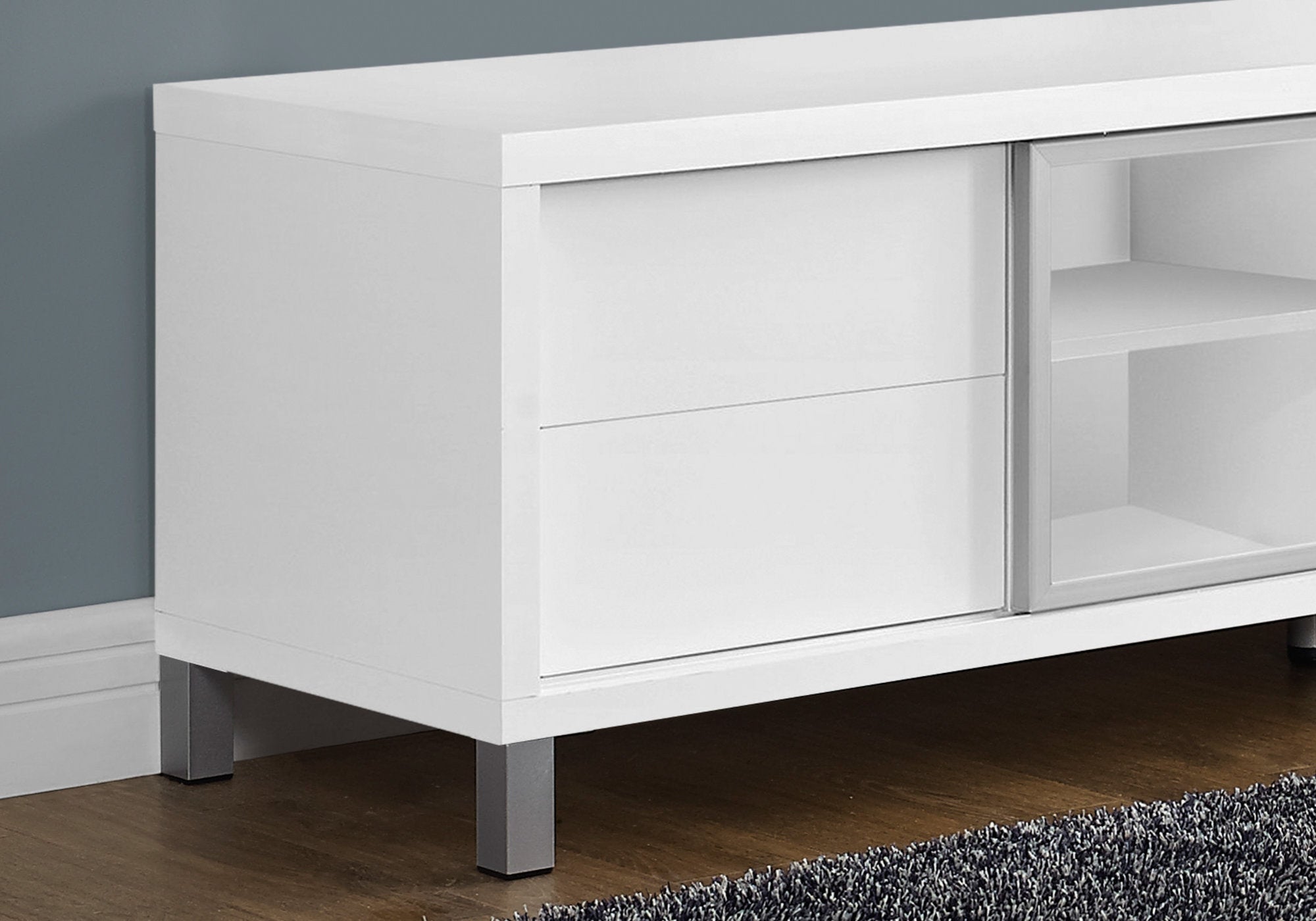 Tv Stand - 70L / White Euro Style