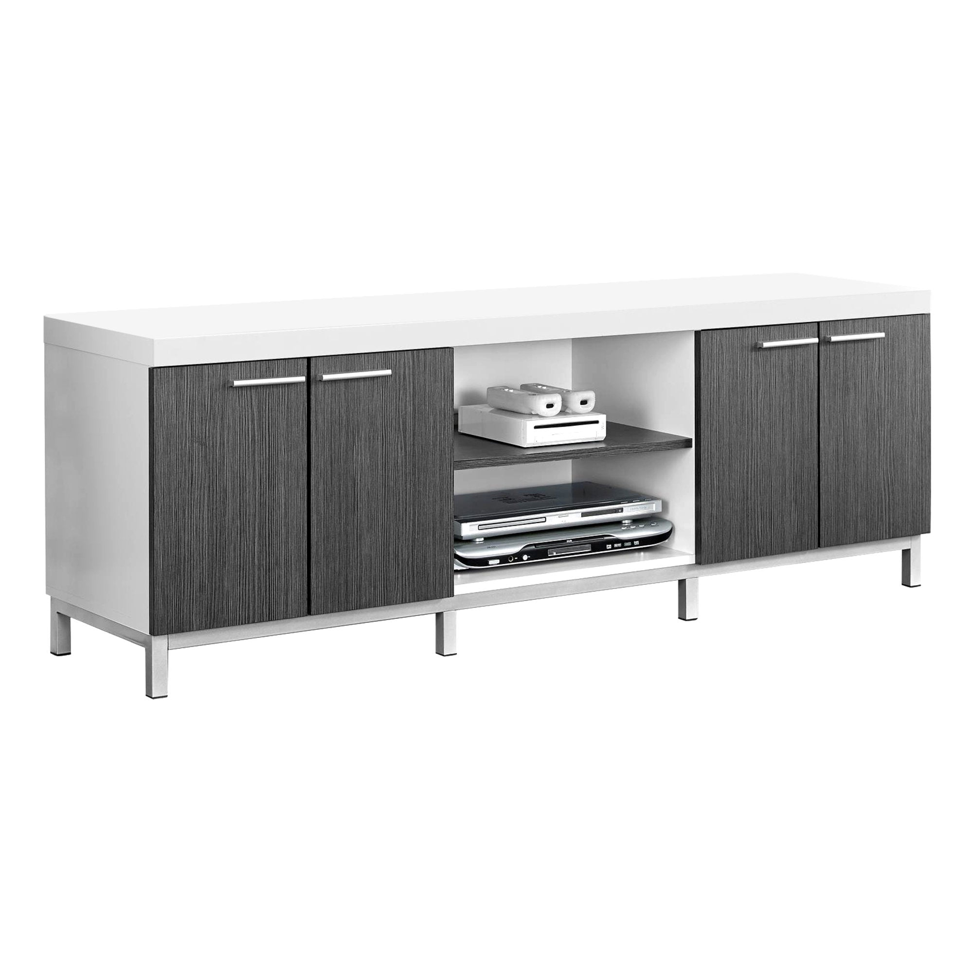 Tv Stand - 60L / White / Grey