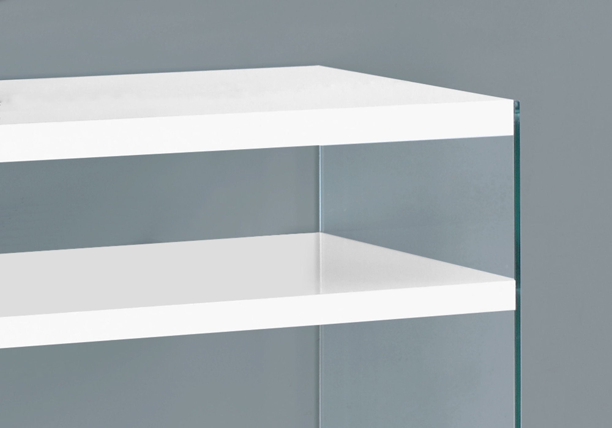 Tv Stand - 60L / Glossy White With Tempered Glass