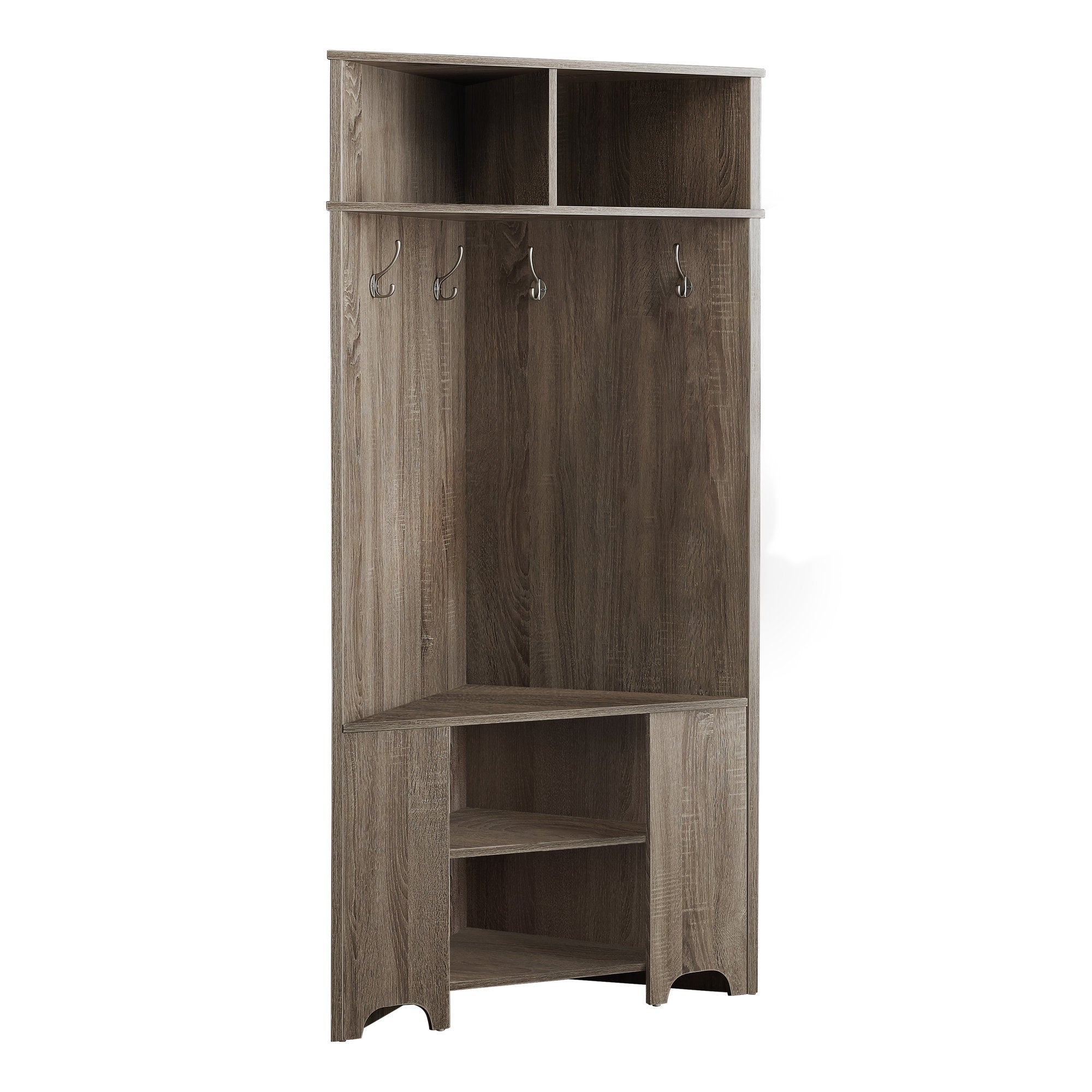 Hall Tree - 67H / Dark Taupe Corner Unit