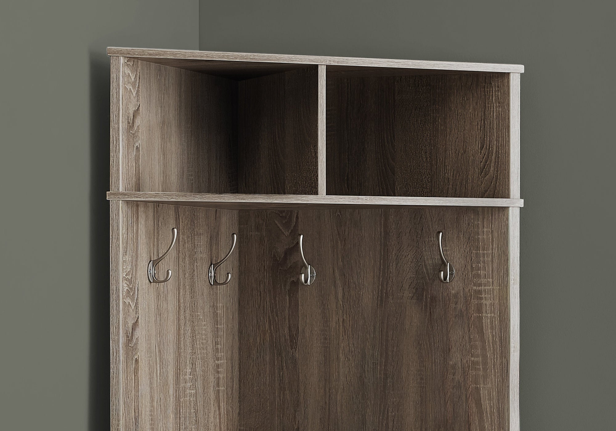 Hall Tree - 67H / Dark Taupe Corner Unit