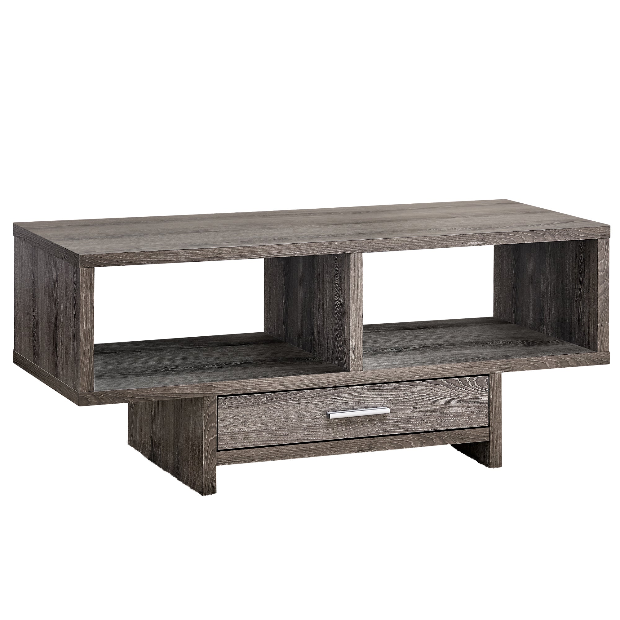 Coffee Table - Dark Taupe With Storage