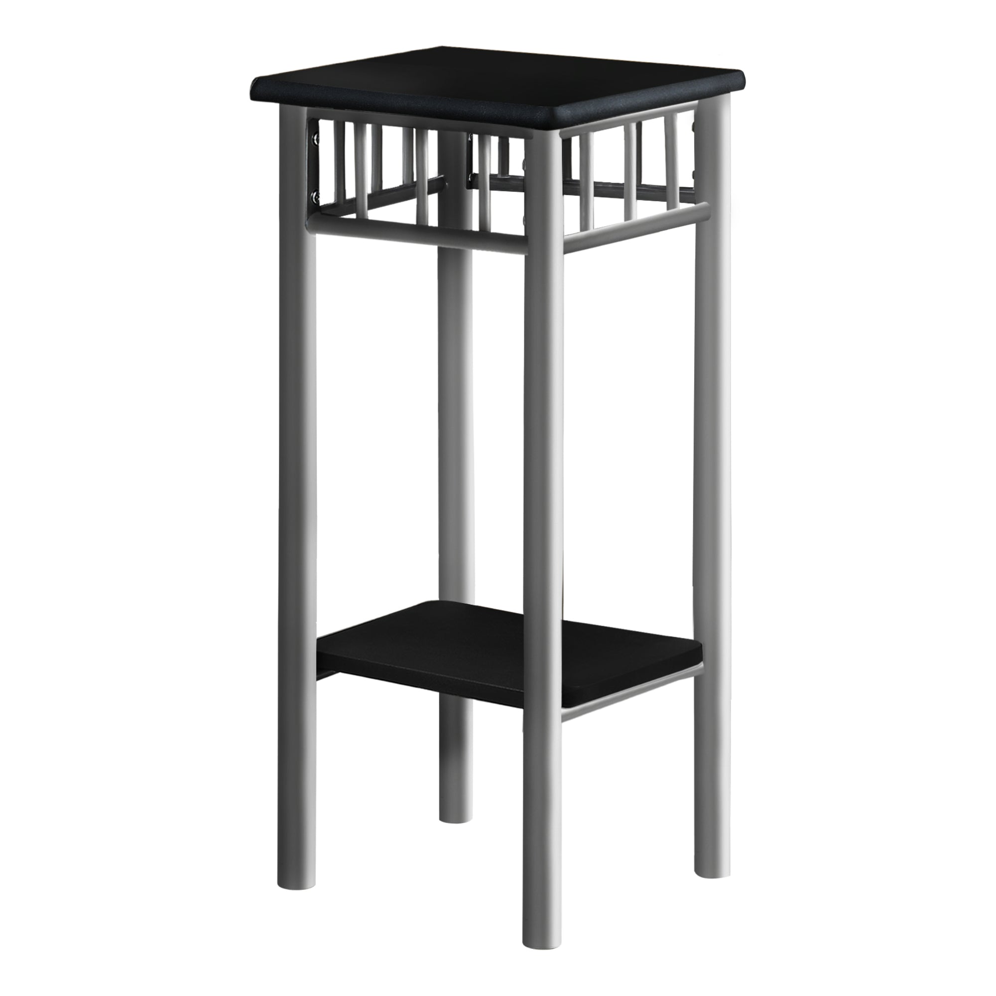 Accent Table - Black / Silver Metal