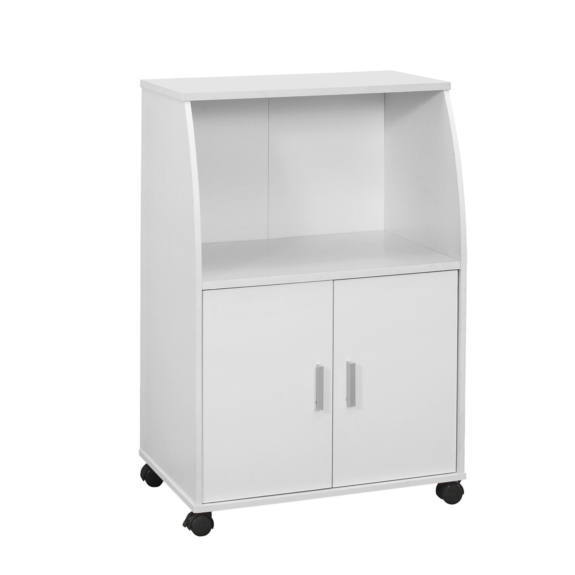 Kitchen Cart - 33H / White On Castors
