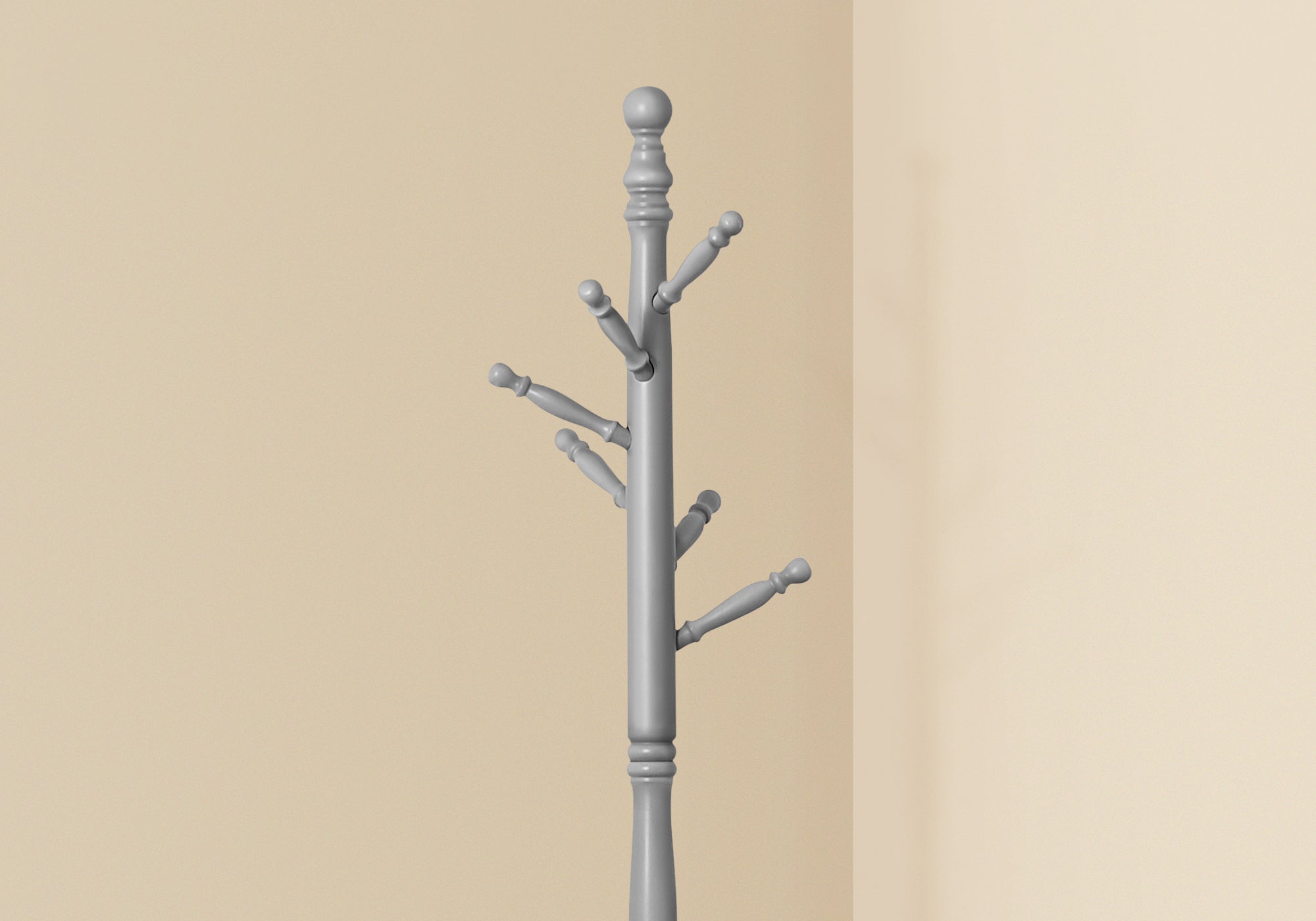 Coat Rack - 71H / Grey With An Umbrella Holder
