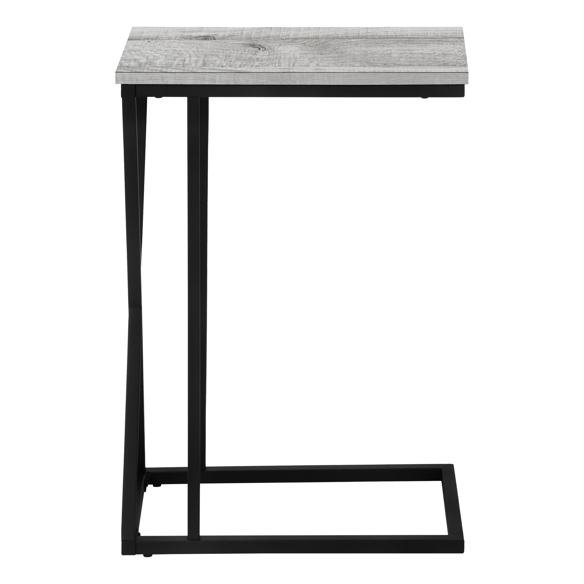 Accent Table - 25H / Grey / Black Metal