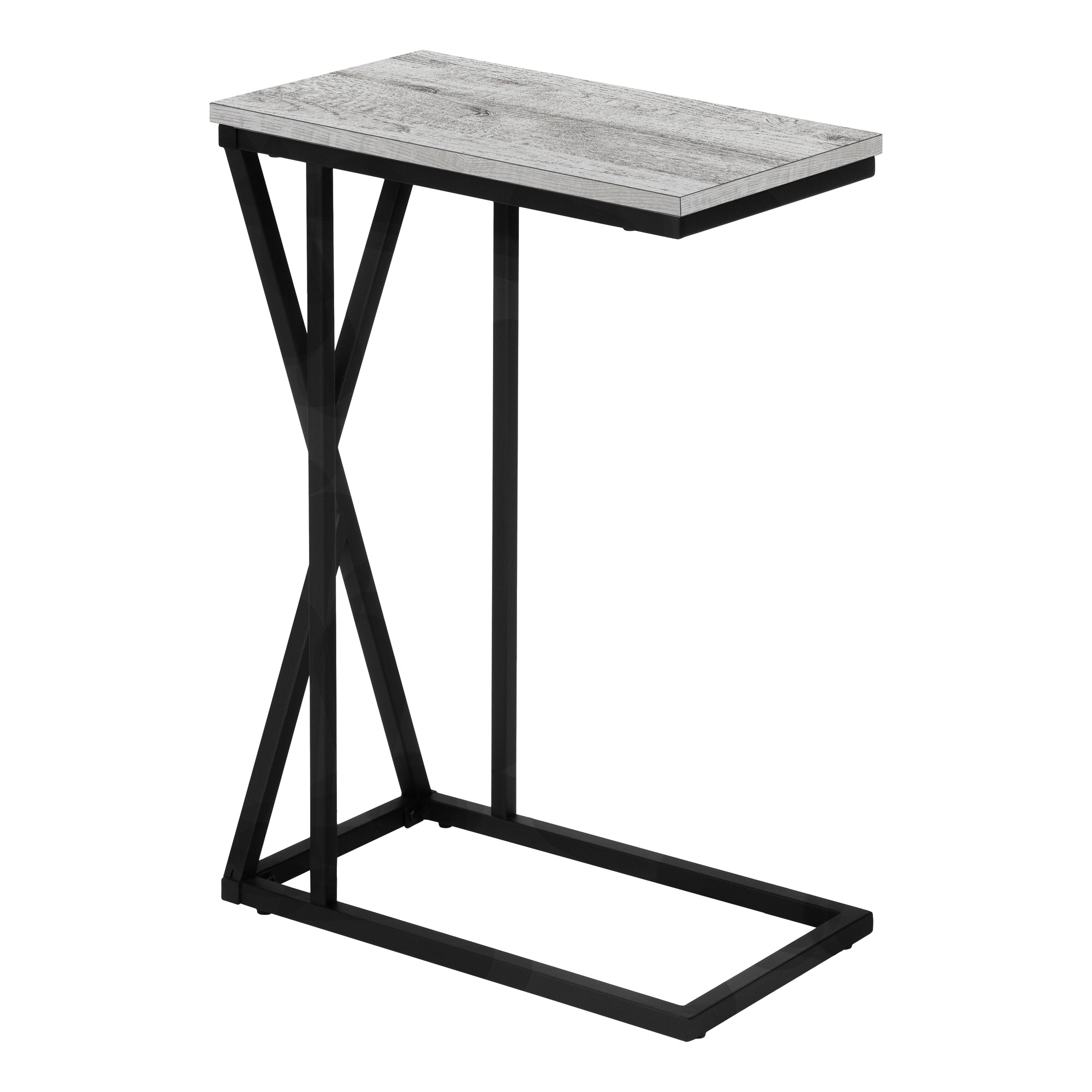 Accent Table - 25H / Grey / Black Metal