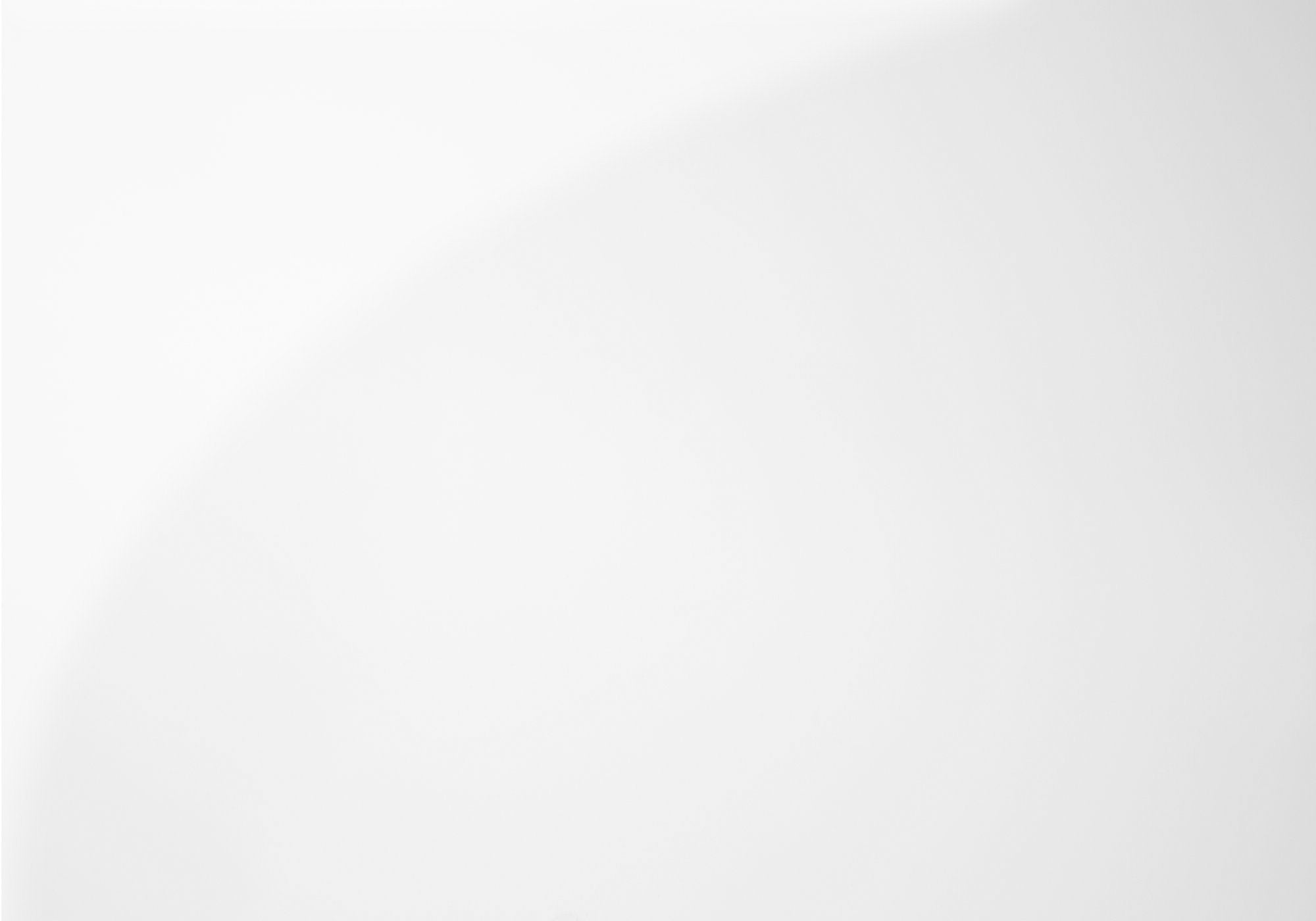 Bookcase - 60H / Glossy White With Tempered Glass