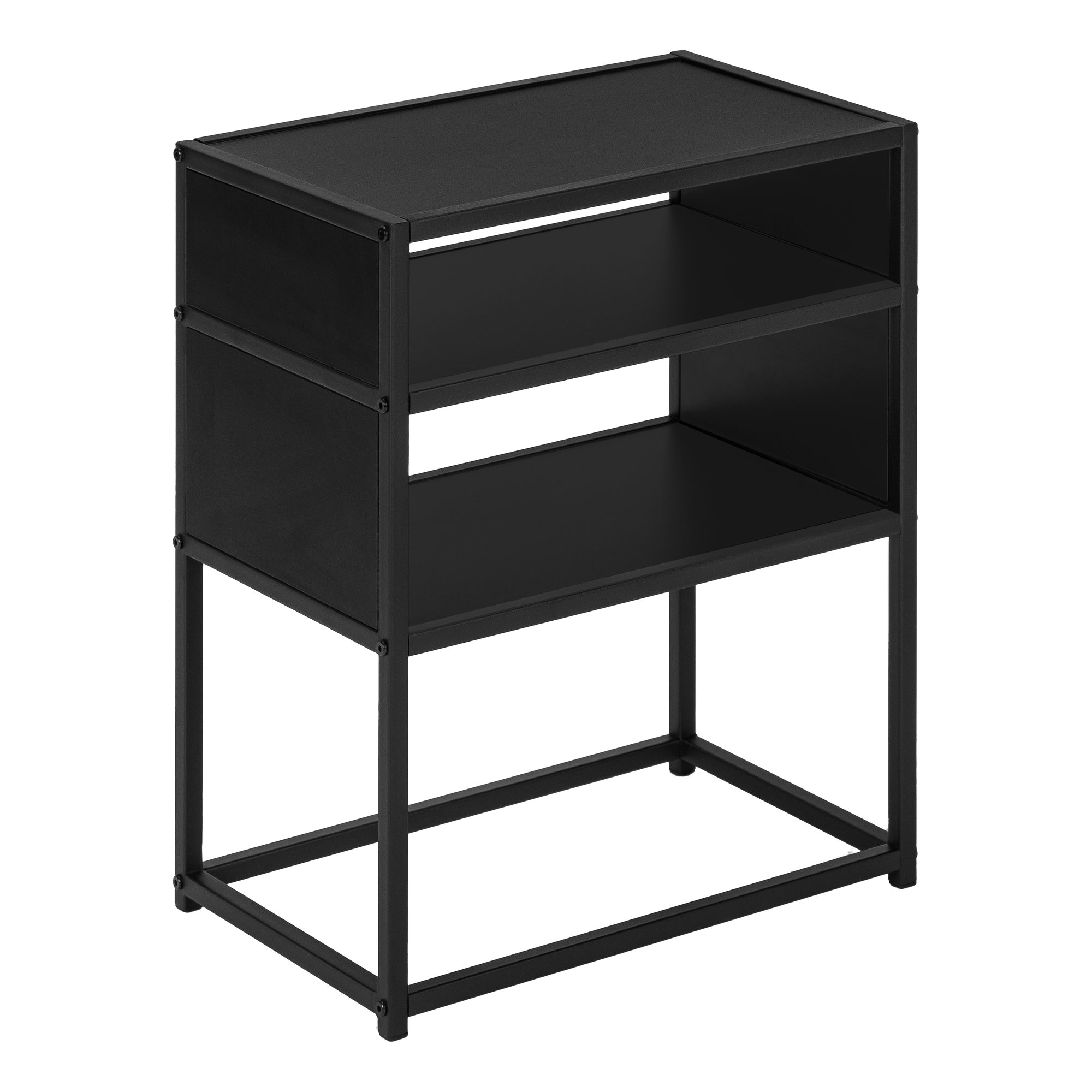 Accent Table - 22H / Black / Black Metal